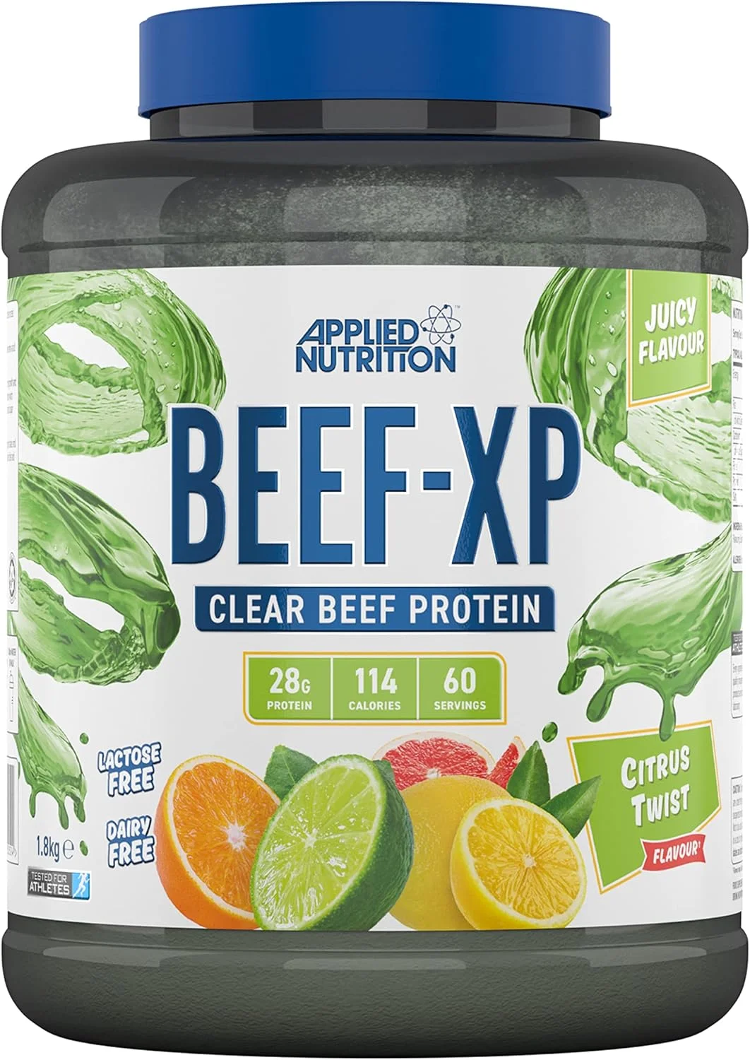 پروتئین ایزوله گوشت گاو هیدرولیز شده Applied Nutrition Beef XP - پودر پروتئین گوشت گاو بدون لبنیات، بدون لاکتوز، بدون شکر، کم چرب، 1.8 کیلوگرم - 60 سروینگ (پیچش مرکبات) پروتئین ایزوله گوشت گاو هیدرولیز شده Applied Nutrition Beef XP - پودر پروتئین گوشت گاو بدون لبنیات، بدون لاکتوز، بدون شکر، کم چرب، 1.8 کیلوگرم - 60 سروینگ (پیچش مرکبات)