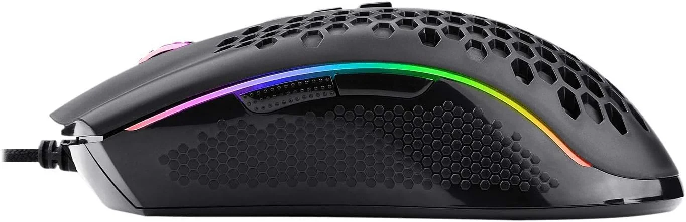 ماوس گیمینگ سبک وزن RGB Redragon M988 Storm، بدنه لانه زنبوری فوق سبک 85 گرمی - سنسور اپتیکال 16000 DPI - 8 دکمه قابل برنامه ریزی - ثبت دقیق - کابل فوق سبک ماوس گیمینگ سبک وزن RGB Redragon M988 Storm، بدنه لانه زنبوری فوق سبک 85 گرمی - سنسور اپتیکال 16000 DPI - 8 دکمه قابل برنامه ریزی - ثبت دقیق - کابل فوق سبک