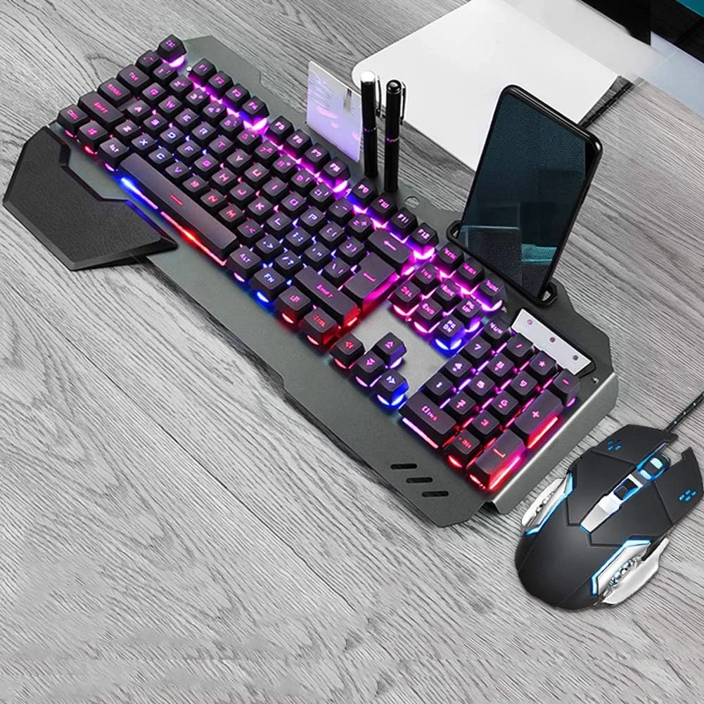کیبورد سیم دار 3200Dpi، کیبورد مکانیکی، برای ست گیمینگ PC کیبورد سیم دار 3200Dpi، کیبورد مکانیکی، برای ست گیمینگ PC