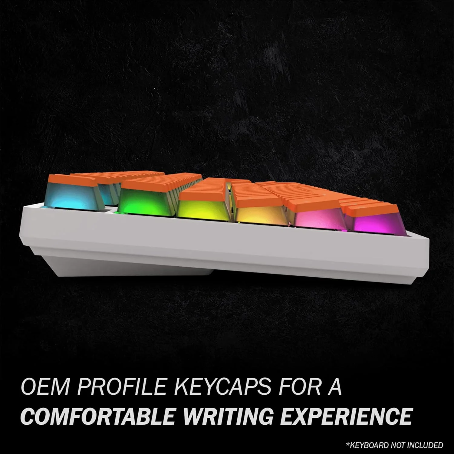 ست کیکپ های پودینگ HK GAMING | ست کیکپ PBT دو لایه | ست کامل 112 کی OEM پروفایل | ANSI US-Layout | برای کیبورد مکانیکی | سازگار با Cherry MX، Gateron، Kailh، Outemu | نارنجی ست کیکپ های پودینگ HK GAMING | ست کیکپ PBT دو لایه | ست کامل 112 کی OEM پروفایل | ANSI US-Layout | برای کیبورد مکانیکی | سازگار با Cherry MX، Gateron، Kailh، Outemu | نارنجی