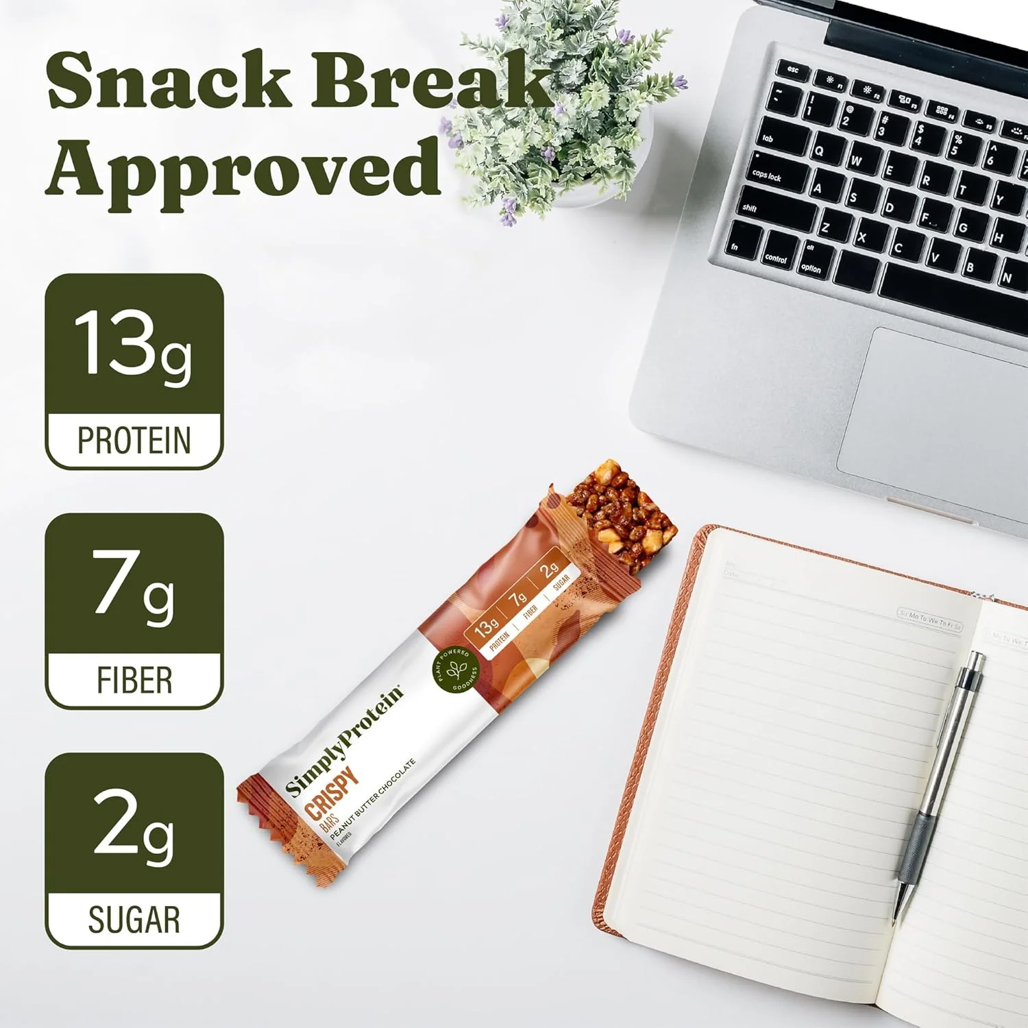 بارهای پروتئینی ترد Simply Protein. بارهای ترد سبک و تمیز با پایه گیاهی (شکلات کره بادام زمینی، بسته 8 عددی). بارهای پروتئینی ترد Simply Protein. بارهای ترد سبک و تمیز با پایه گیاهی (شکلات کره بادام زمینی، بسته 8 عددی).