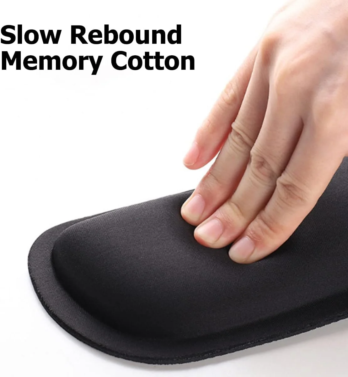 پد ماوس ارگونومیک ECVV با تکیه گاه مچ دست کیبورد برای بازی/کار، ست تکیه گاه مچ دست ماوس و کیبورد فوم حافظه دار ضد لغزش برای تایپ آسان و تسکین درد