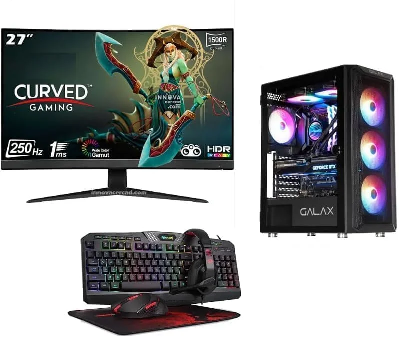 کامپیوتر رومیزی گیمینگ/ایستگاه کاری اقتصادی: Corei5 12400F | رم 16 گیگابایت | 1 ترابایت NVME + 2 ترابایت HDD | ویندوز 11 | وای فای بلوتوث آماده (CORE I5 12400F + RTX 5060 TI 8GB DDR6)