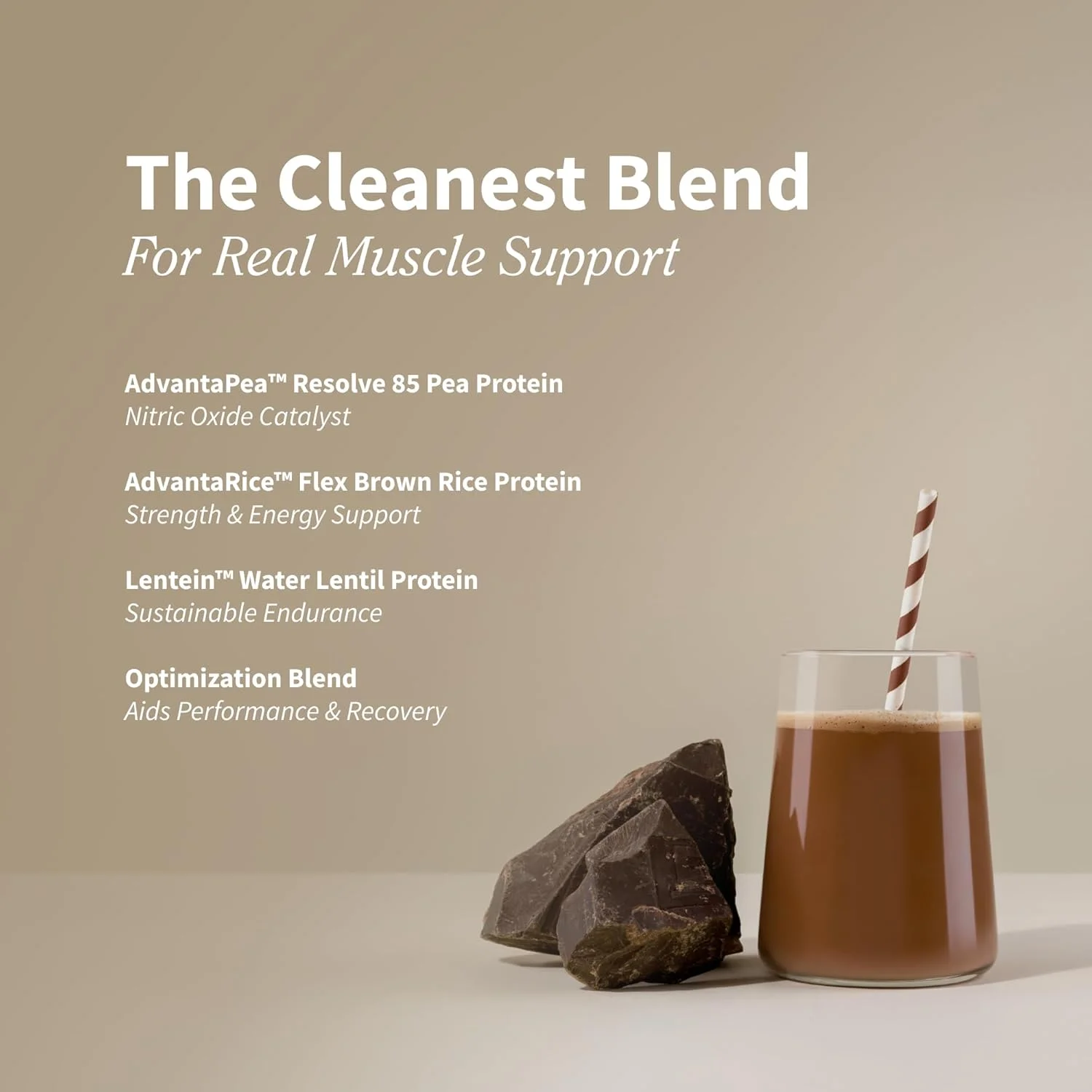 پودر پروتئین وگان Snap Supplements - پودر پروتئین 100% گیاهی، 21 گرم پروتئین و 18 اسید آمینه در هر وعده، شکلاتی، 30 وعده