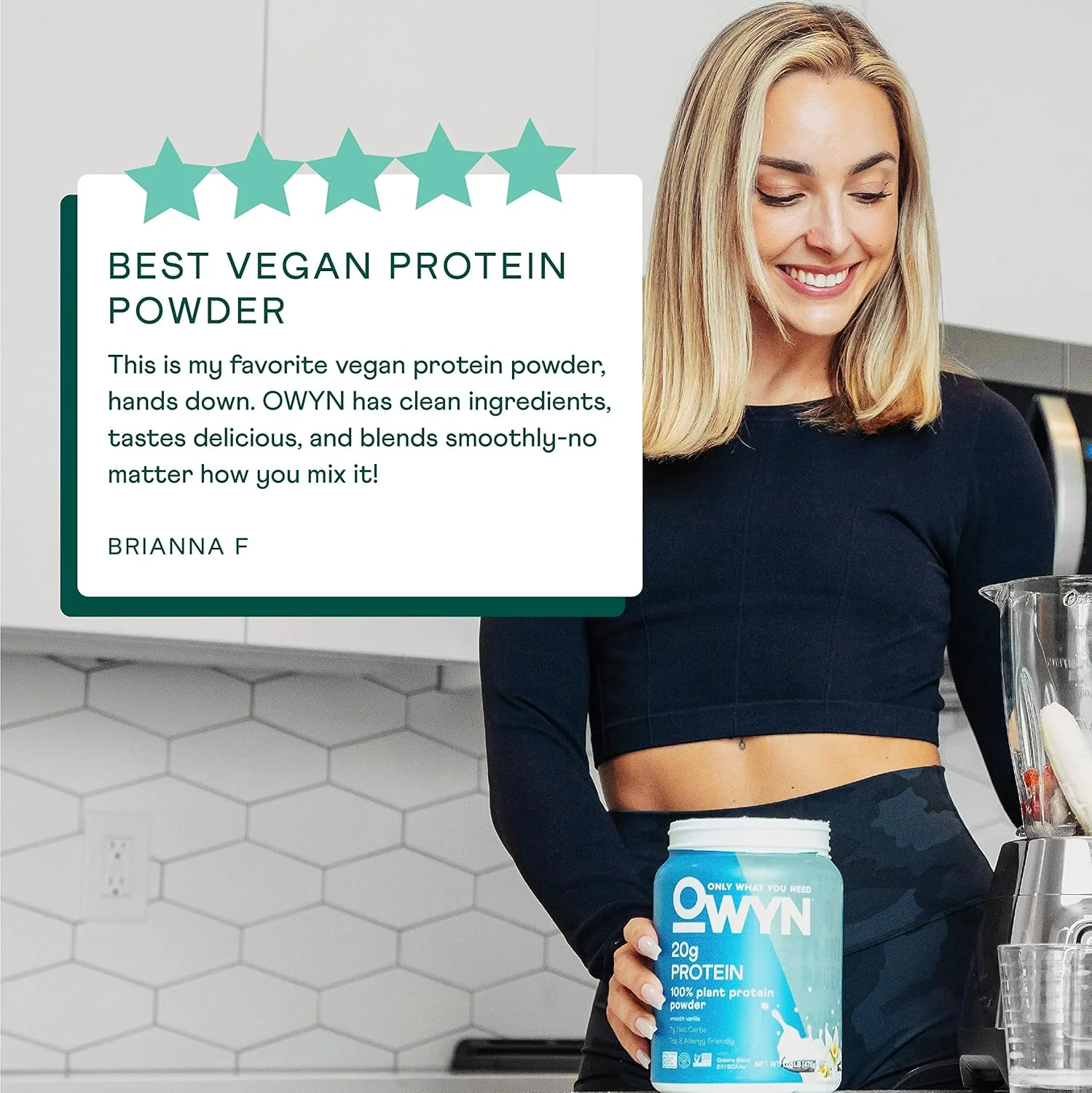 پودر پروتئین گیاهی 100% وگان OWYN Only What You Need | وانیلی 530 گرمی | بدون لبنیات، بدون گلوتن، بدون سویا، بدون آلرژی، گیاهی پودر پروتئین گیاهی 100% وگان OWYN Only What You Need | وانیلی 530 گرمی | بدون لبنیات، بدون گلوتن، بدون سویا، بدون آلرژی، گیاهی