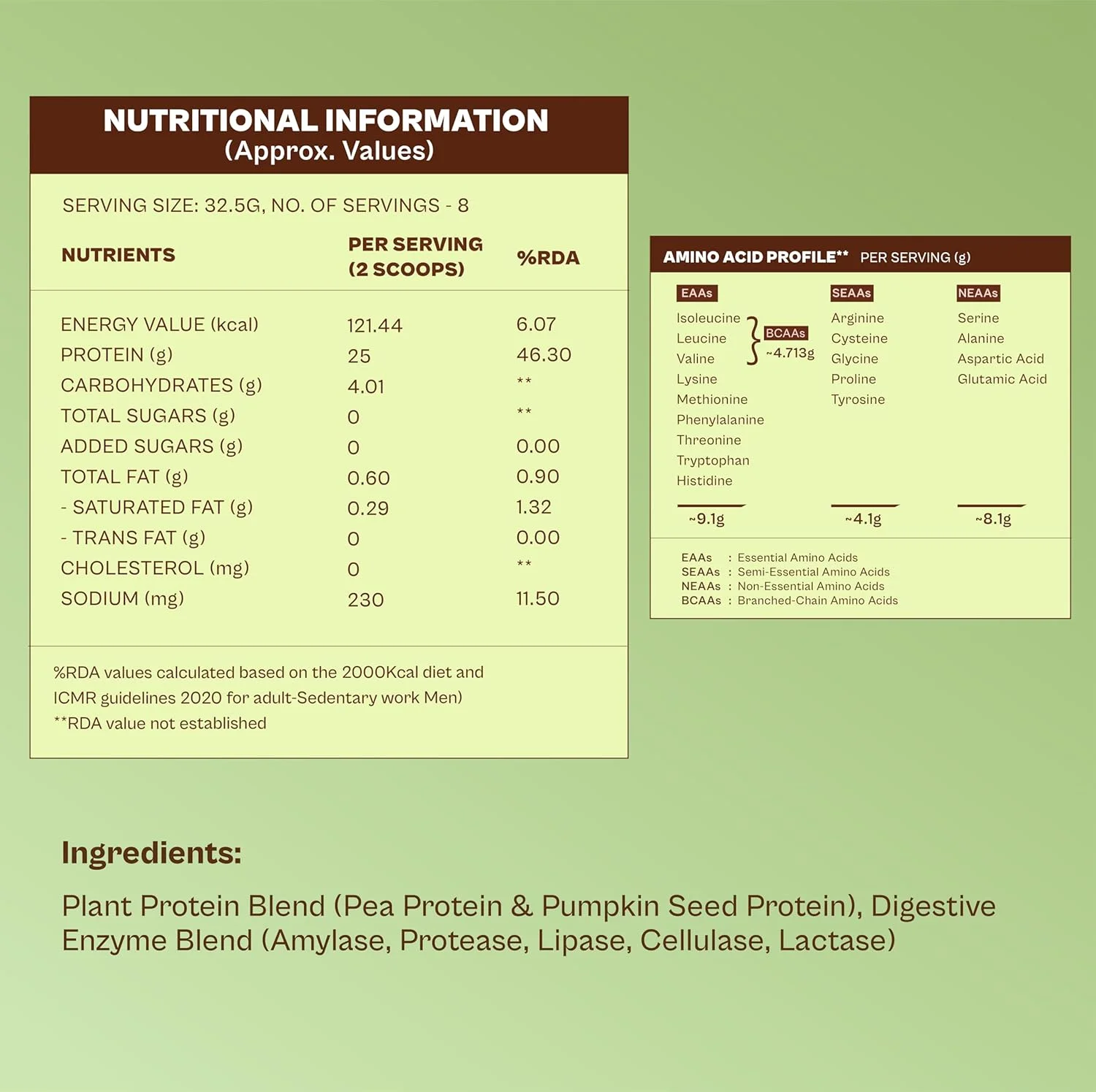 پودر پروتئین گیاهی 100% طبیعی Origin Nutrition، دارای رتبه بهترین پروتئین وگان توسط تحقیقات علمی مستقل، هضم آسان، بدون طعم با 25 گرم پروتئین گیاهی، بدون شکر افزوده، 250 گرم