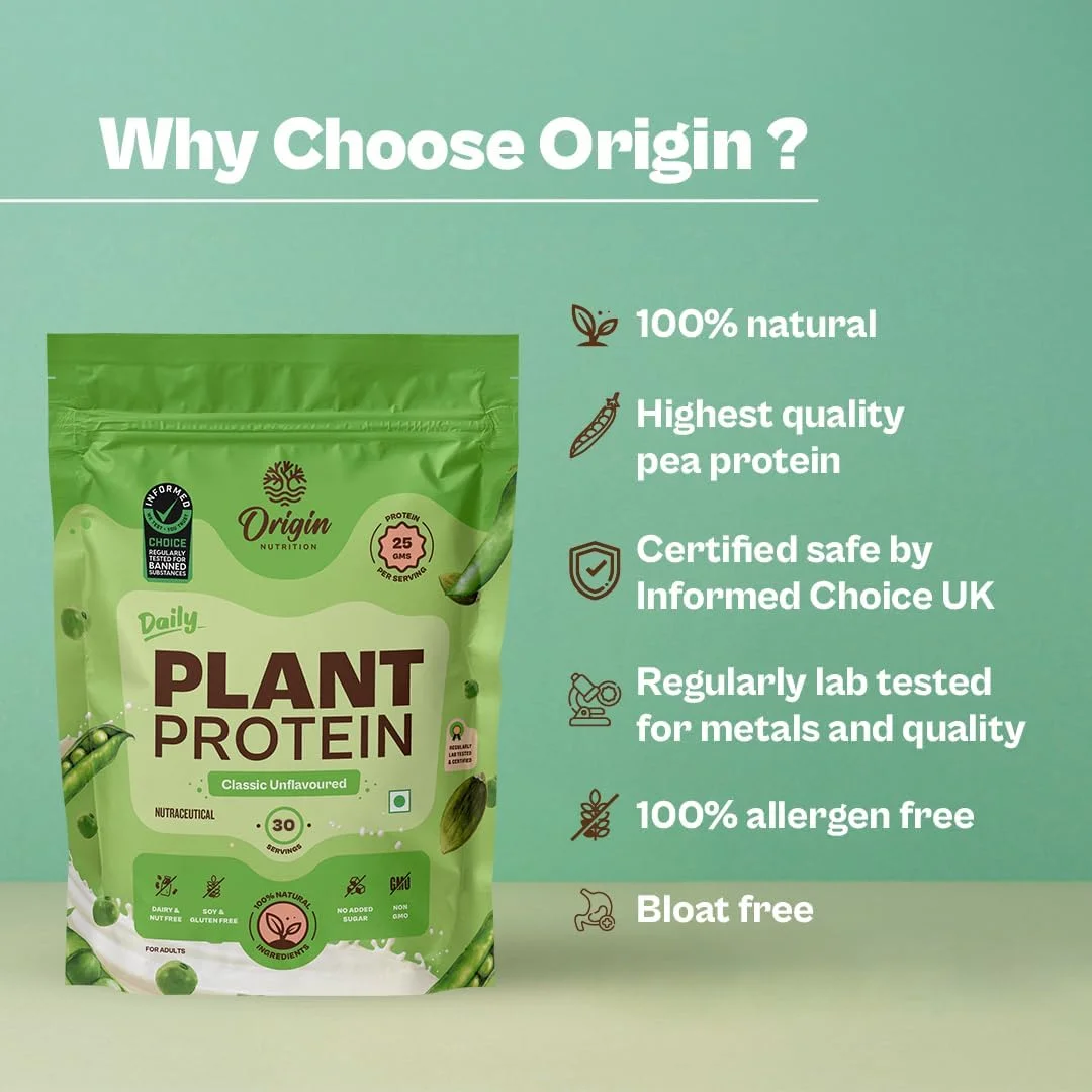 پودر پروتئین گیاهی 100% طبیعی Origin Nutrition، دارای رتبه بهترین پروتئین وگان توسط تحقیقات علمی مستقل، پروتئین نخود فرنگی ایزوله اروپایی و پروتئین دانه کدو تنبل، هضم آسان بدون طعم پودر پروتئین گیاهی 100% طبیعی Origin Nutrition، دارای رتبه بهترین پروتئین وگان توسط تحقیقات علمی مستقل، پروتئین نخود فرنگی ایزوله اروپایی و پروتئین دانه کدو تنبل، هضم آسان بدون طعم