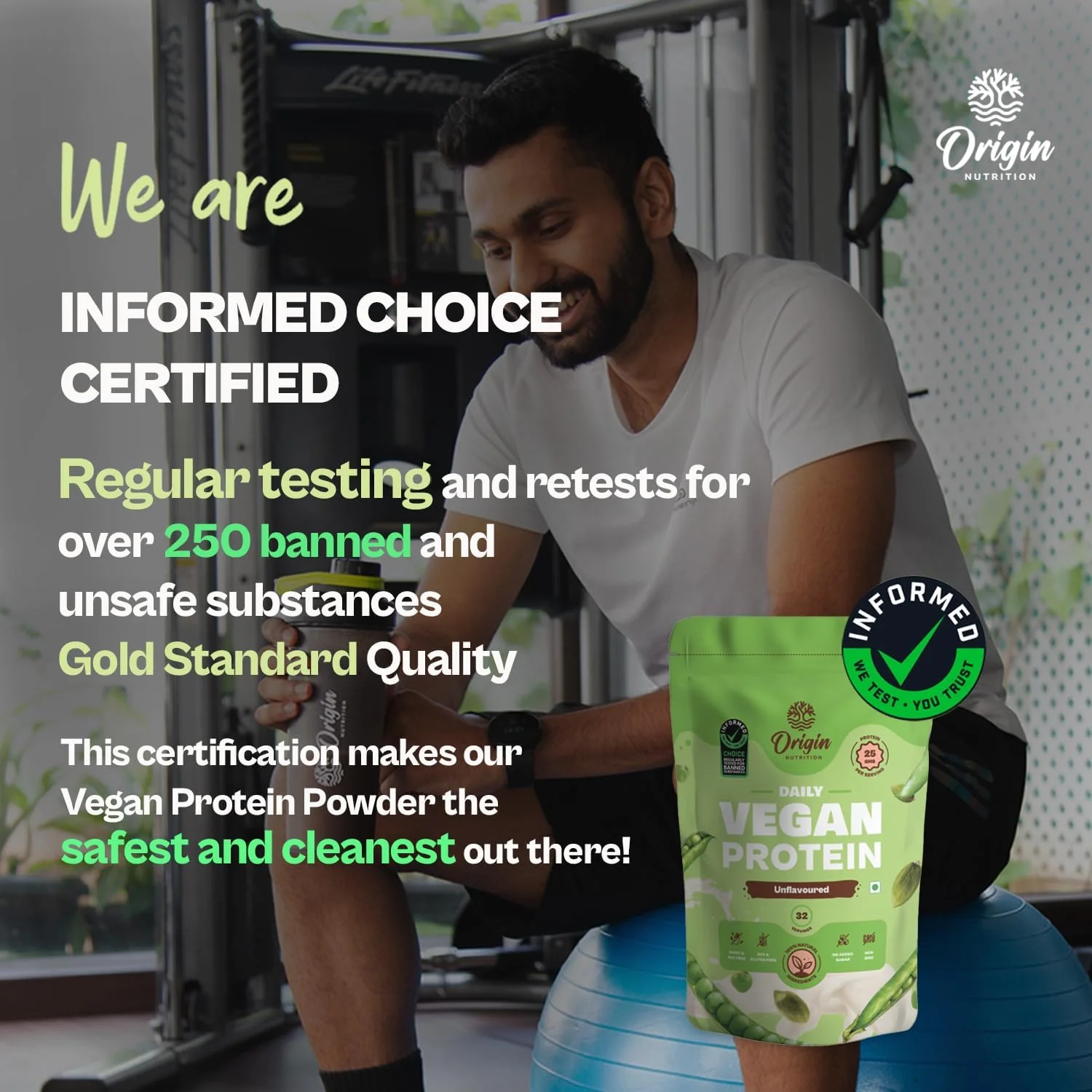 پودر پروتئین گیاهی 100% طبیعی Origin Nutrition، دارای رتبه بهترین پروتئین وگان توسط تحقیقات علمی مستقل، پروتئین نخود فرنگی ایزوله اروپایی و پروتئین دانه کدو تنبل، هضم آسان بدون طعم پودر پروتئین گیاهی 100% طبیعی Origin Nutrition، دارای رتبه بهترین پروتئین وگان توسط تحقیقات علمی مستقل، پروتئین نخود فرنگی ایزوله اروپایی و پروتئین دانه کدو تنبل، هضم آسان بدون طعم