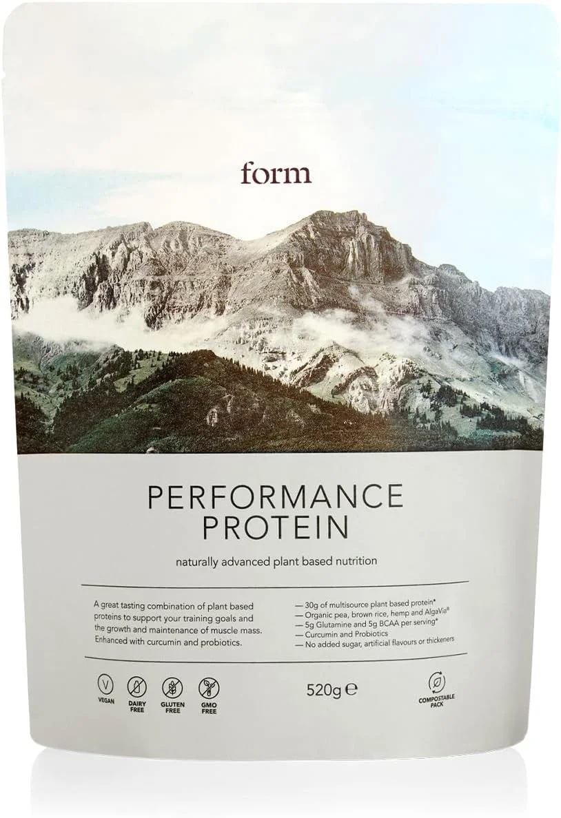 پروتئین عملکردی Form - پودر پروتئین وگان - 30 گرم پروتئین گیاهی در هر وعده، با BCAAs و آنزیم های گوارشی. ایده آل برای بعد از تمرین. طعم عالی حتی با آب! (شکلات فندق)