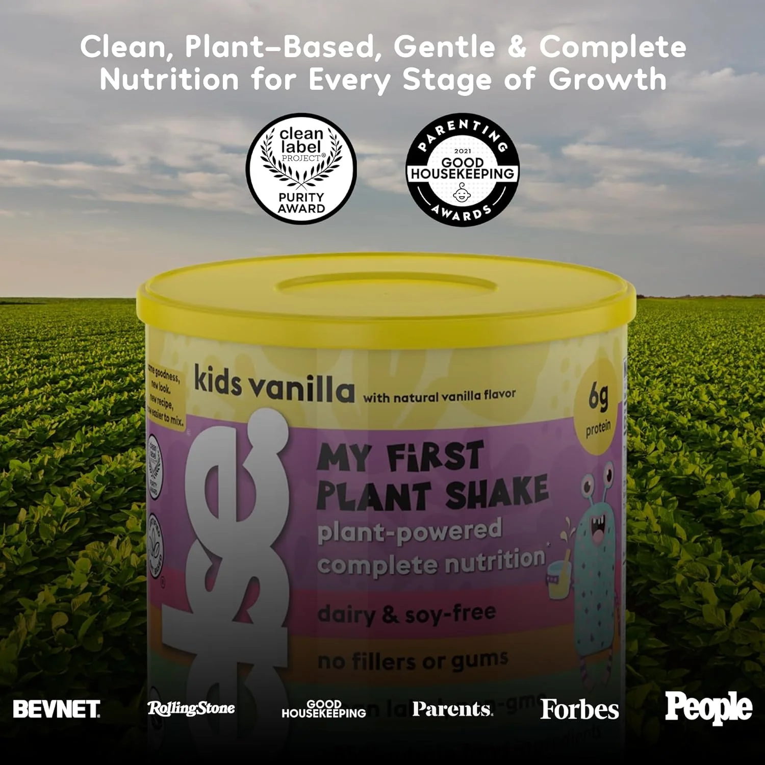 ELSE NUTRITION شیک پروتئینی گیاهی کودکان، پودر پروتئین برای سنین 2 تا 12 سال. بدون لبنیات، شیک تغذیه کامل، 25 ویتامین و مواد معدنی، میان وعده های سالم کودکان، وانیلی 1 بسته ELSE NUTRITION شیک پروتئینی گیاهی کودکان، پودر پروتئین برای سنین 2 تا 12 سال. بدون لبنیات، شیک تغذیه کامل، 25 ویتامین و مواد معدنی، میان وعده های سالم کودکان، وانیلی 1 بسته