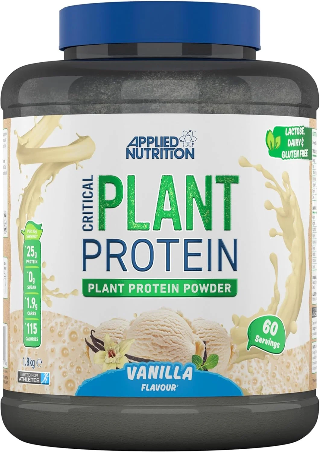 پروتئین گیاهی ضروری Applied Nutrition - 1.8 کیلوگرم - وانیلی