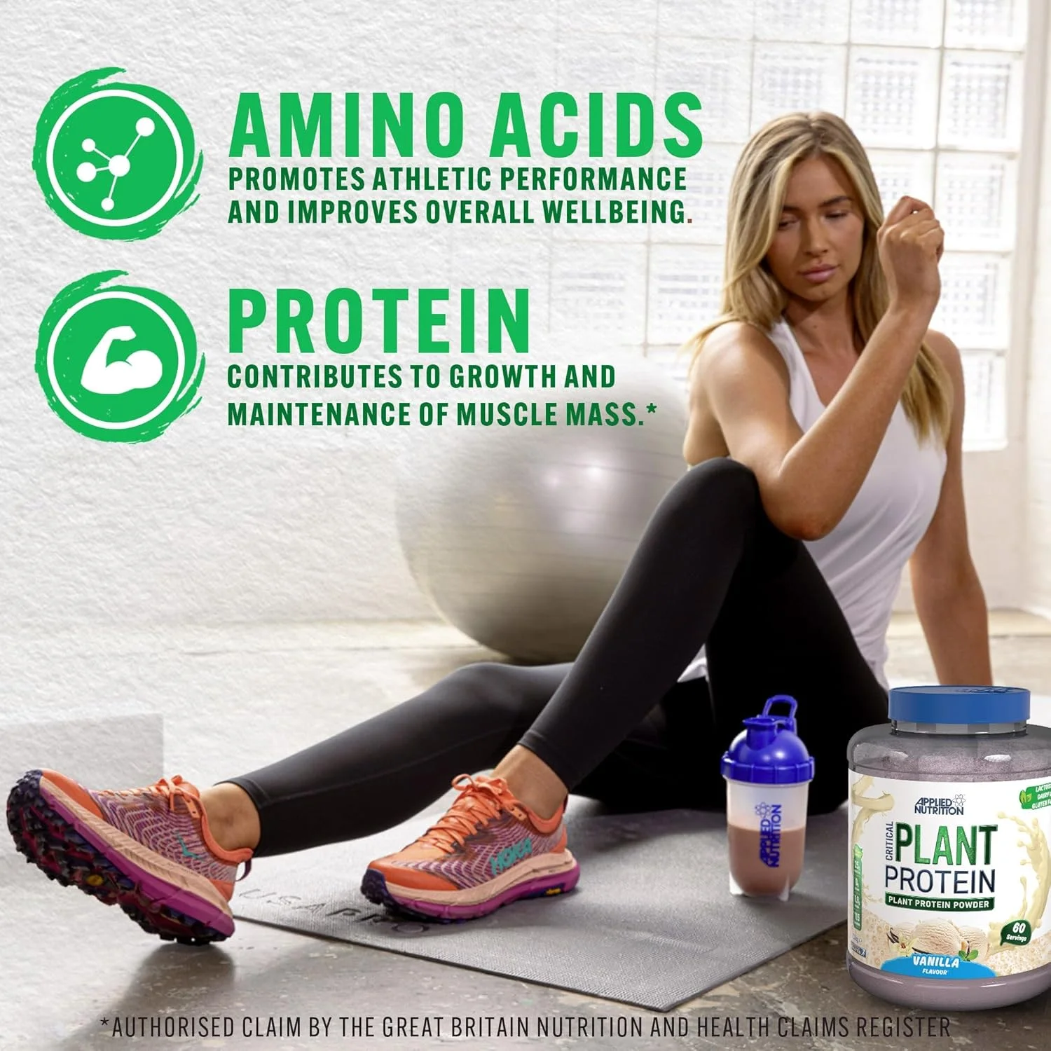 پروتئین گیاهی ضروری Applied Nutrition - 1.8 کیلوگرم - وانیلی پروتئین گیاهی ضروری Applied Nutrition - 1.8 کیلوگرم - وانیلی
