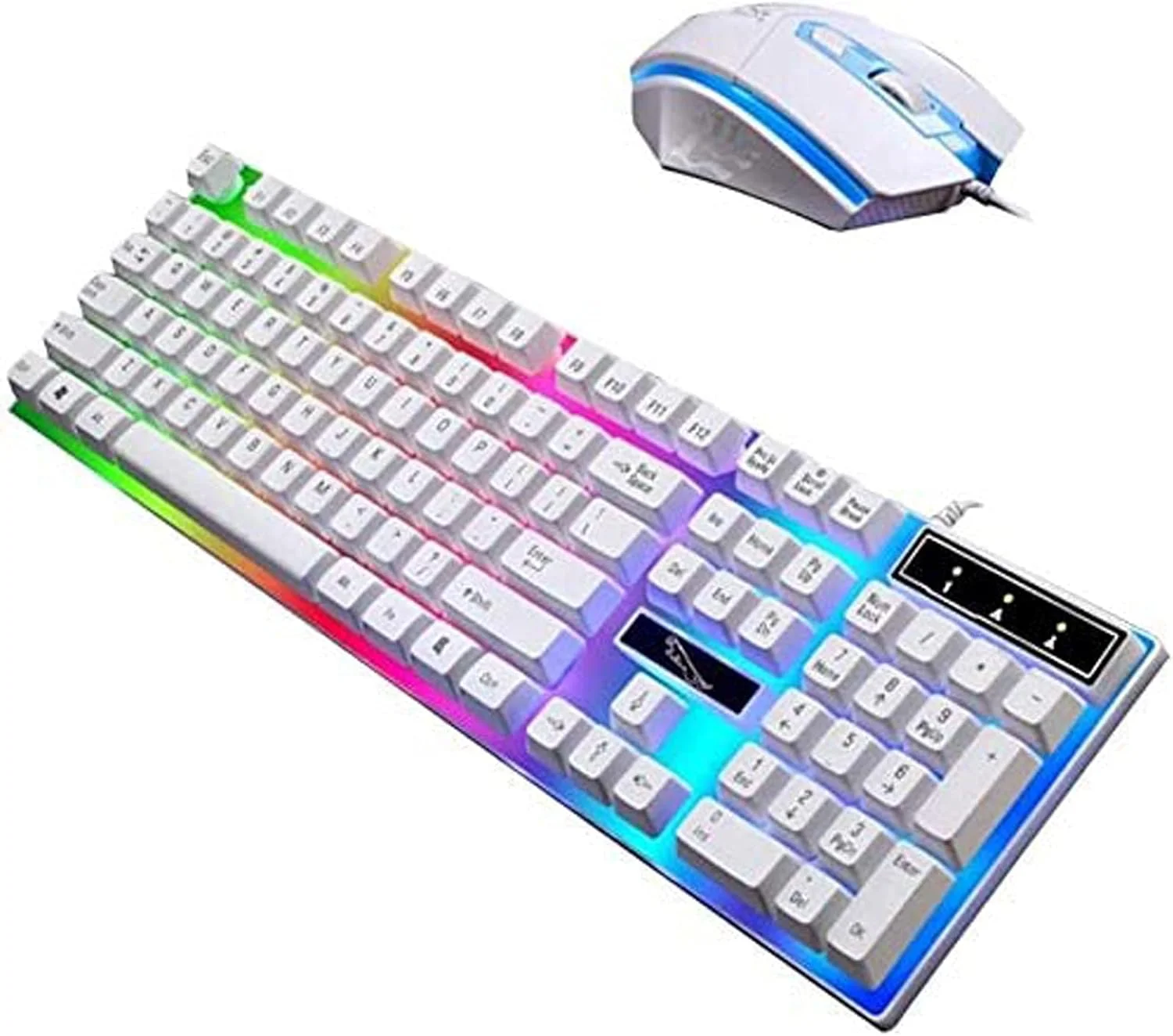 ست کیبورد و ماوس گیمینگ مکانیکی ارگونومیک USB با نور پس زمینه LED NEWNAN ست کیبورد و ماوس گیمینگ مکانیکی ارگونومیک USB با نور پس زمینه LED NEWNAN