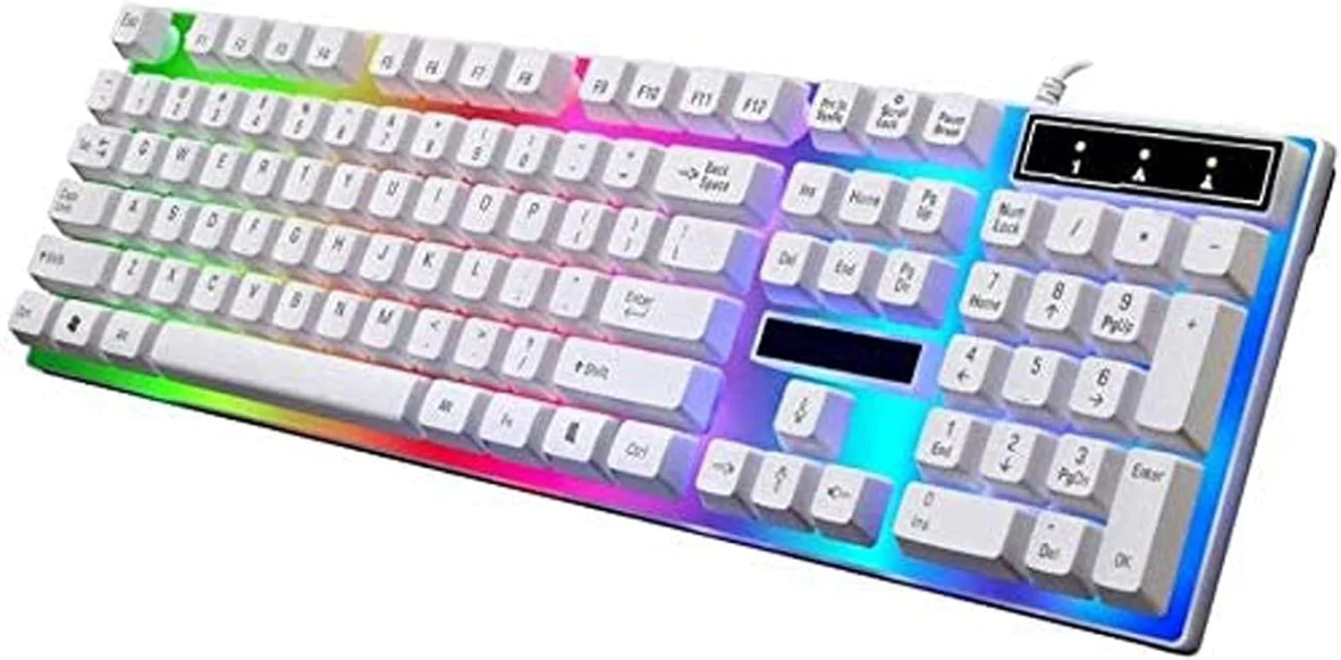 ست کیبورد و ماوس گیمینگ مکانیکی ارگونومیک USB با نور پس زمینه LED NEWNAN ست کیبورد و ماوس گیمینگ مکانیکی ارگونومیک USB با نور پس زمینه LED NEWNAN