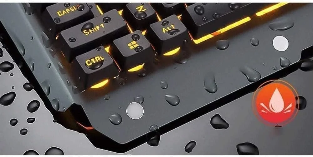 ست کیبورد و ماوس گیمینگ WWBMZ، ضد آب، دارای نور پس زمینه LED با حس مکانیکی، کیبورد اداری تجاری با نور پس زمینه رنگارنگ و ماوس گیمینگ، مناسب برای بازی و کار با کامپیوتر ست کیبورد و ماوس گیمینگ WWBMZ، ضد آب، دارای نور پس زمینه LED با حس مکانیکی، کیبورد اداری تجاری با نور پس زمینه رنگارنگ و ماوس گیمینگ، مناسب برای بازی و کار با کامپیوتر