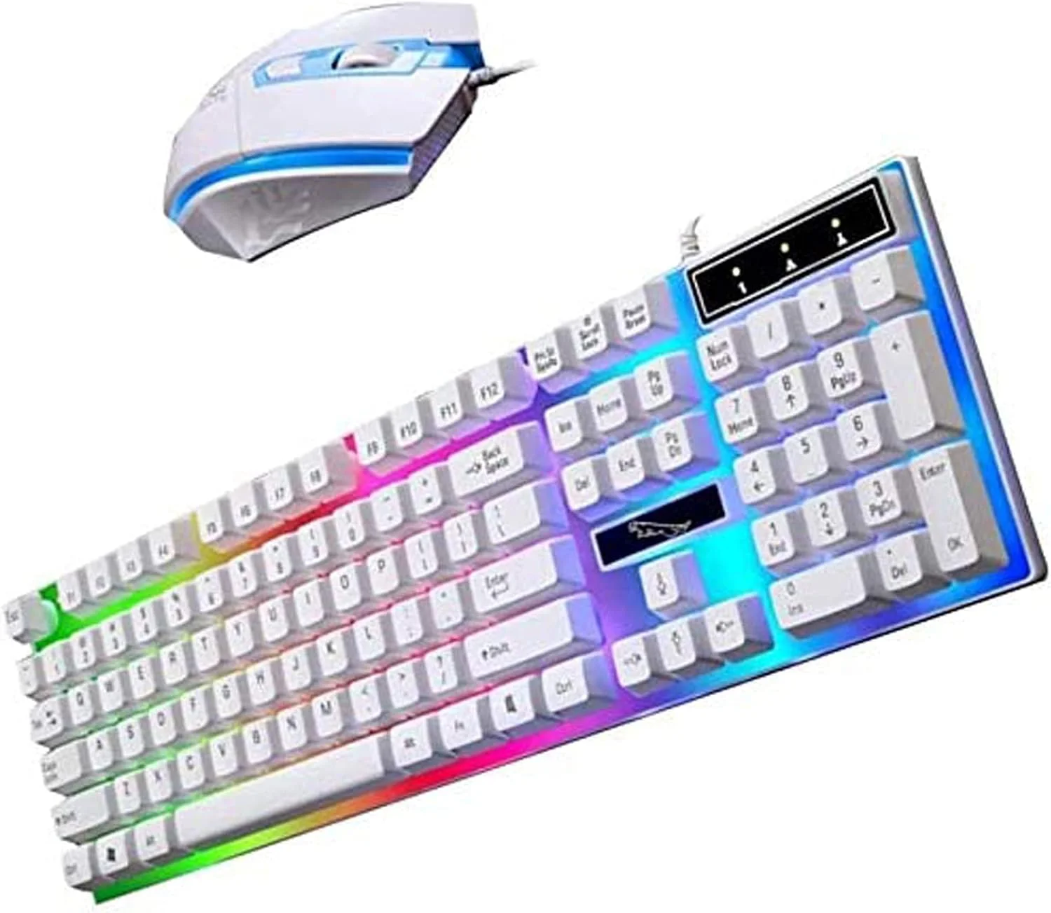ست کیبورد و ماوس گیمینگ مکانیکی ارگونومیک USB با نور پس زمینه LED NEWNAN ست کیبورد و ماوس گیمینگ مکانیکی ارگونومیک USB با نور پس زمینه LED NEWNAN