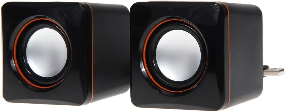 اسپیکر مینی USB سیمی Amazingdeal365 با جک 3.5 میلی‌متری استریو ساب ووفر برای دسکتاپ لپ تاپ نوت بوک تبلت