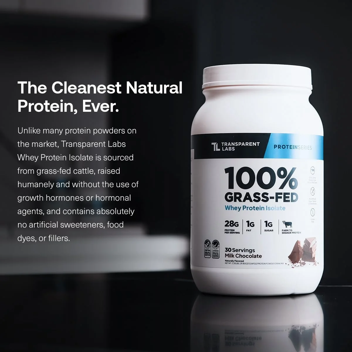 پروتئین وی ایزوله گاوی تغذیه شده با علف Transparent Labs - طعم طبیعی، پودر پروتئین وی بدون گلوتن با 28 گرم پروتئین در هر وعده و 9 اسید آمینه ضروری - 30 سروینگ، میلک شیک توت فرنگی پروتئین وی ایزوله گاوی تغذیه شده با علف Transparent Labs - طعم طبیعی، پودر پروتئین وی بدون گلوتن با 28 گرم پروتئین در هر وعده و 9 اسید آمینه ضروری - 30 سروینگ، میلک شیک توت فرنگی
