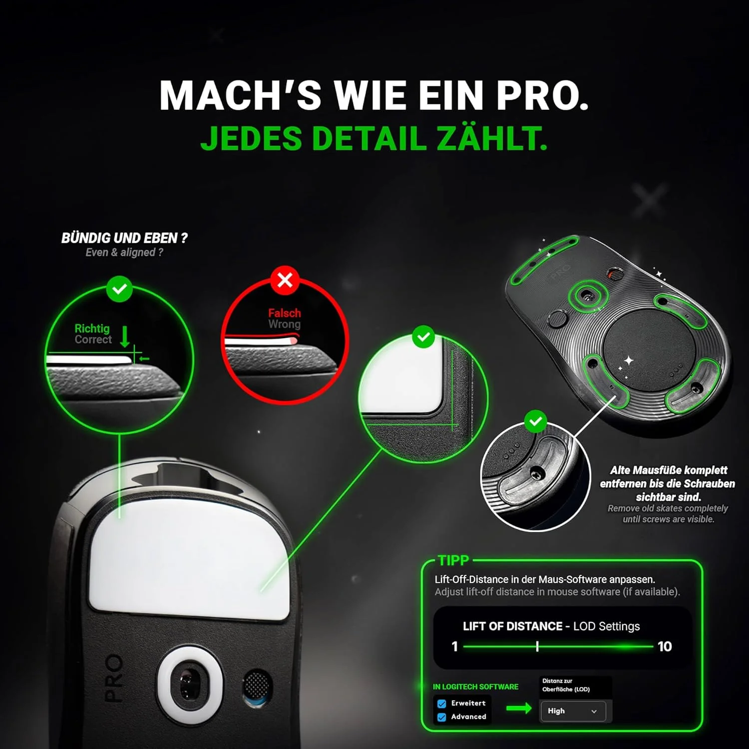 پدهای لغزنده SensoryBoost DPS (ست 2 عددی) برای Logitech MX Master 3s، 3، فوق العاده سریع، گرد، اصطکاک کم، بادوام، پدهای جایگزین ماوس، اسکیت، لوازم جانبی ارتقاء ماوس گیمینگ پدهای لغزنده SensoryBoost DPS (ست 2 عددی) برای Logitech MX Master 3s، 3، فوق العاده سریع، گرد، اصطکاک کم، بادوام، پدهای جایگزین ماوس، اسکیت، لوازم جانبی ارتقاء ماوس گیمینگ