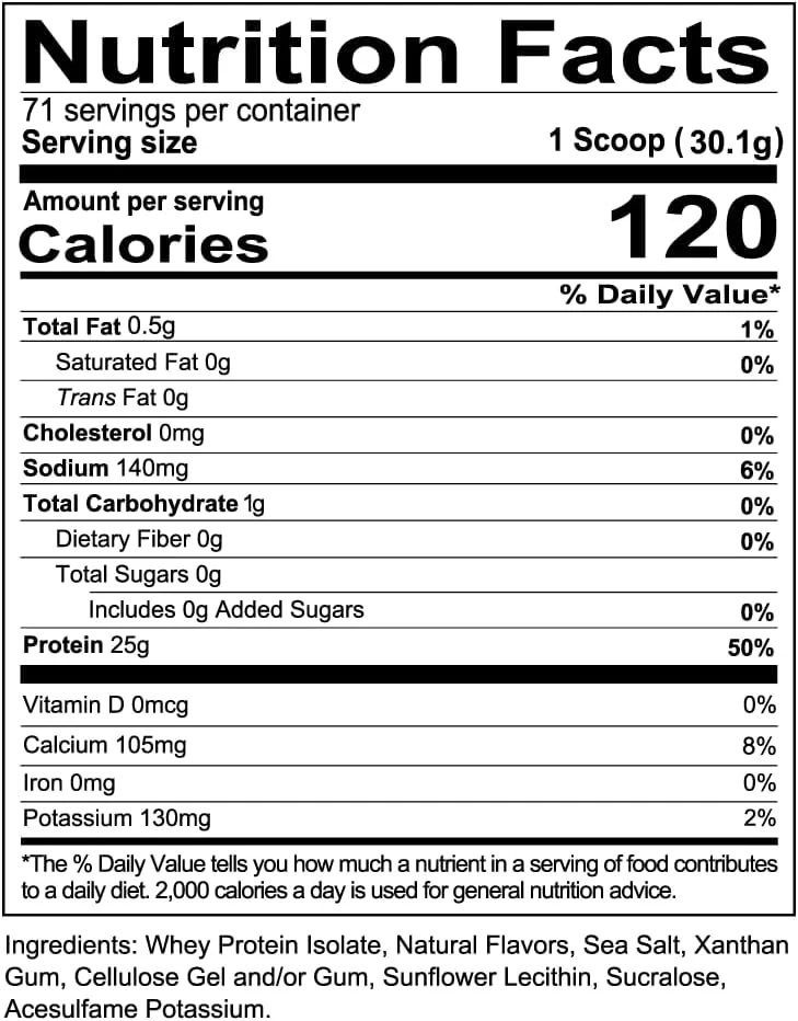 پروتئین وی ایزوله ردکان وان ایزوتوپ با طعم وانیل 2200 گرم پروتئین وی ایزوله ردکان وان ایزوتوپ با طعم وانیل 2200 گرم