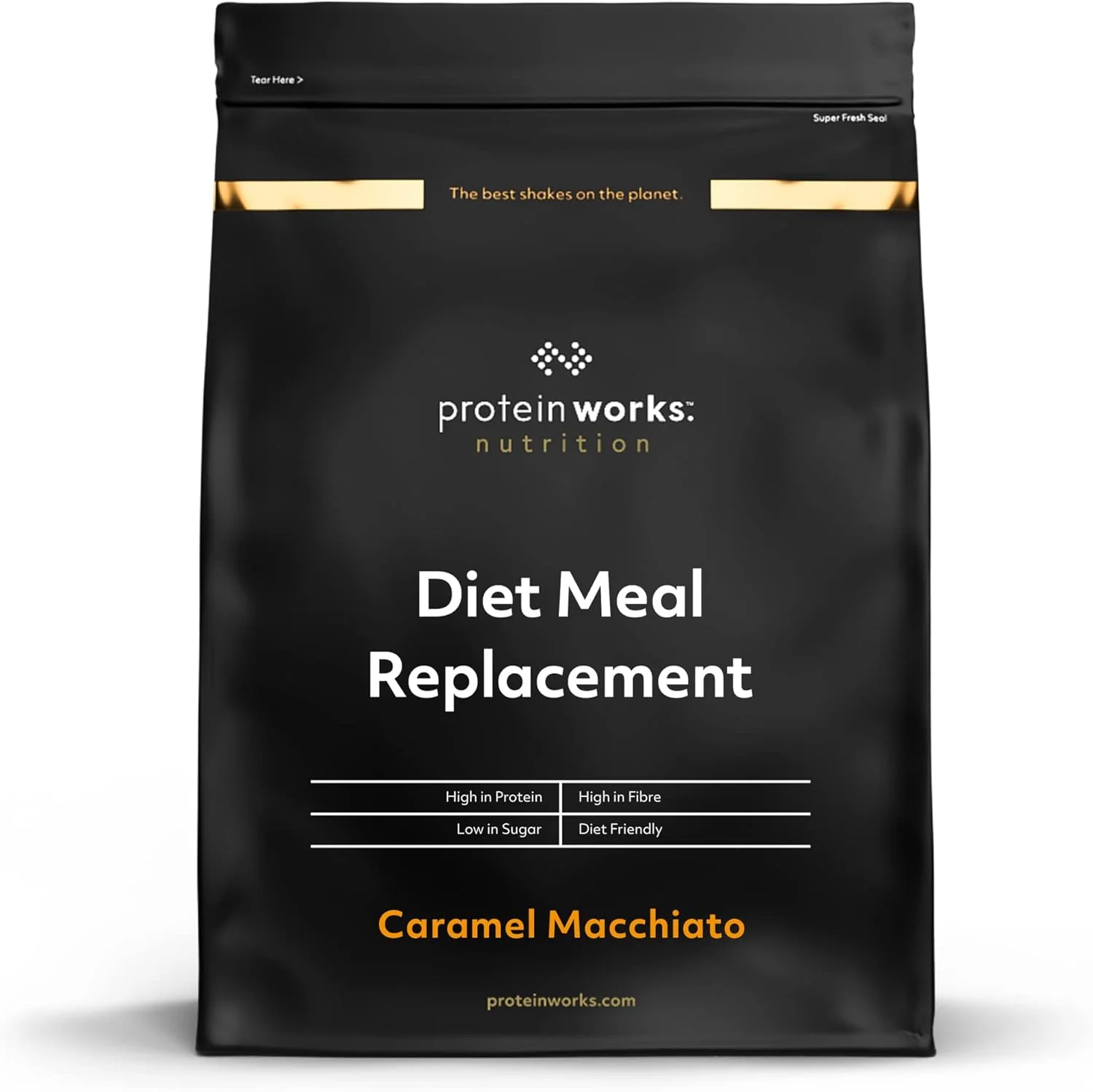 شیک جایگزین غذای رژیمی THE PROTEIN WORKS | کارامل ماکیاتو | غذای کامل مغذی | ویتامین های تقویت کننده ایمنی، مقرون به صرفه | سالم و سریع | 1 کیلوگرم شیک جایگزین غذای رژیمی THE PROTEIN WORKS | کارامل ماکیاتو | غذای کامل مغذی | ویتامین های تقویت کننده ایمنی، مقرون به صرفه | سالم و سریع | 1 کیلوگرم