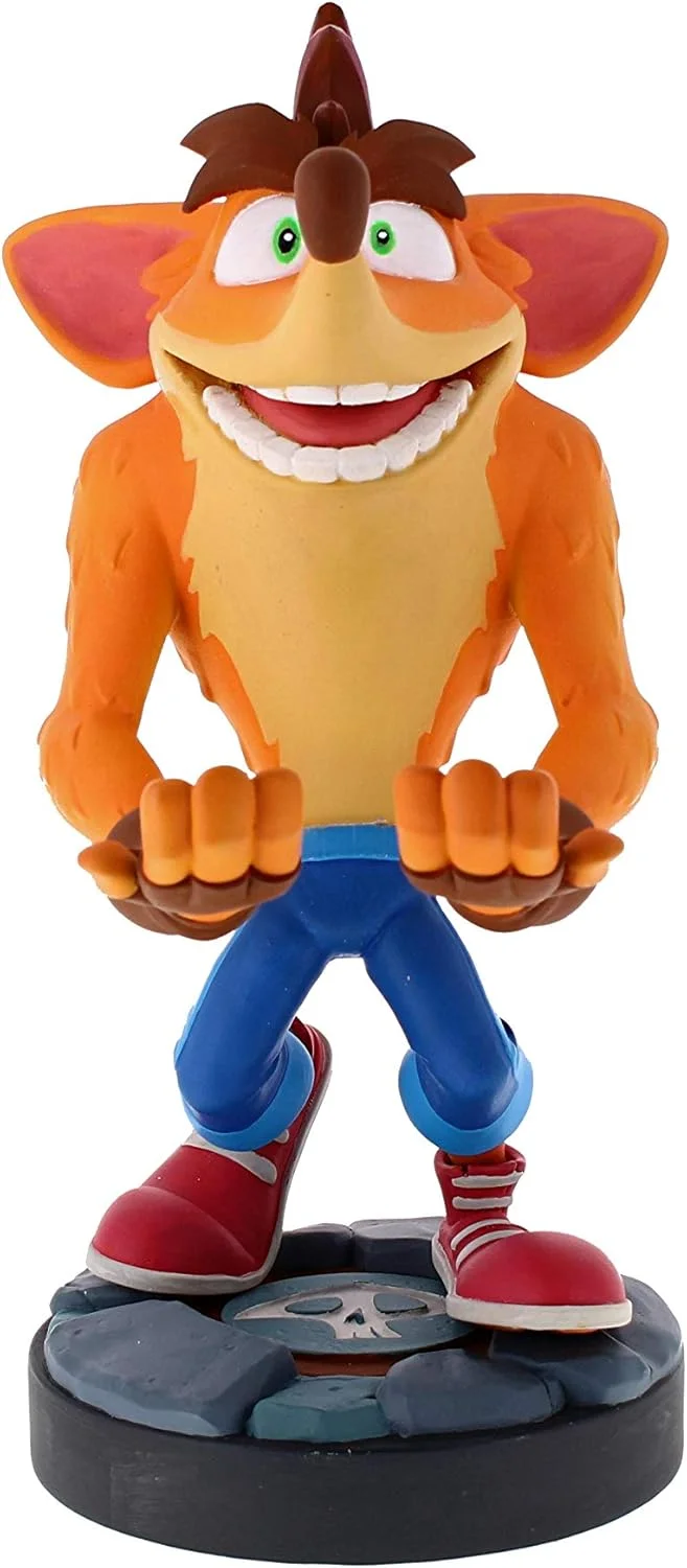 پایه نگهدارنده کنترلر و استند گوشی Cableguys Crash Bandicoot 4 - لوازم جانبی گیمینگ برای چیدمان اتاق و میز، سازگار با Xbox، PlayStation و اکثر کنترلرهای بازی استاندارد