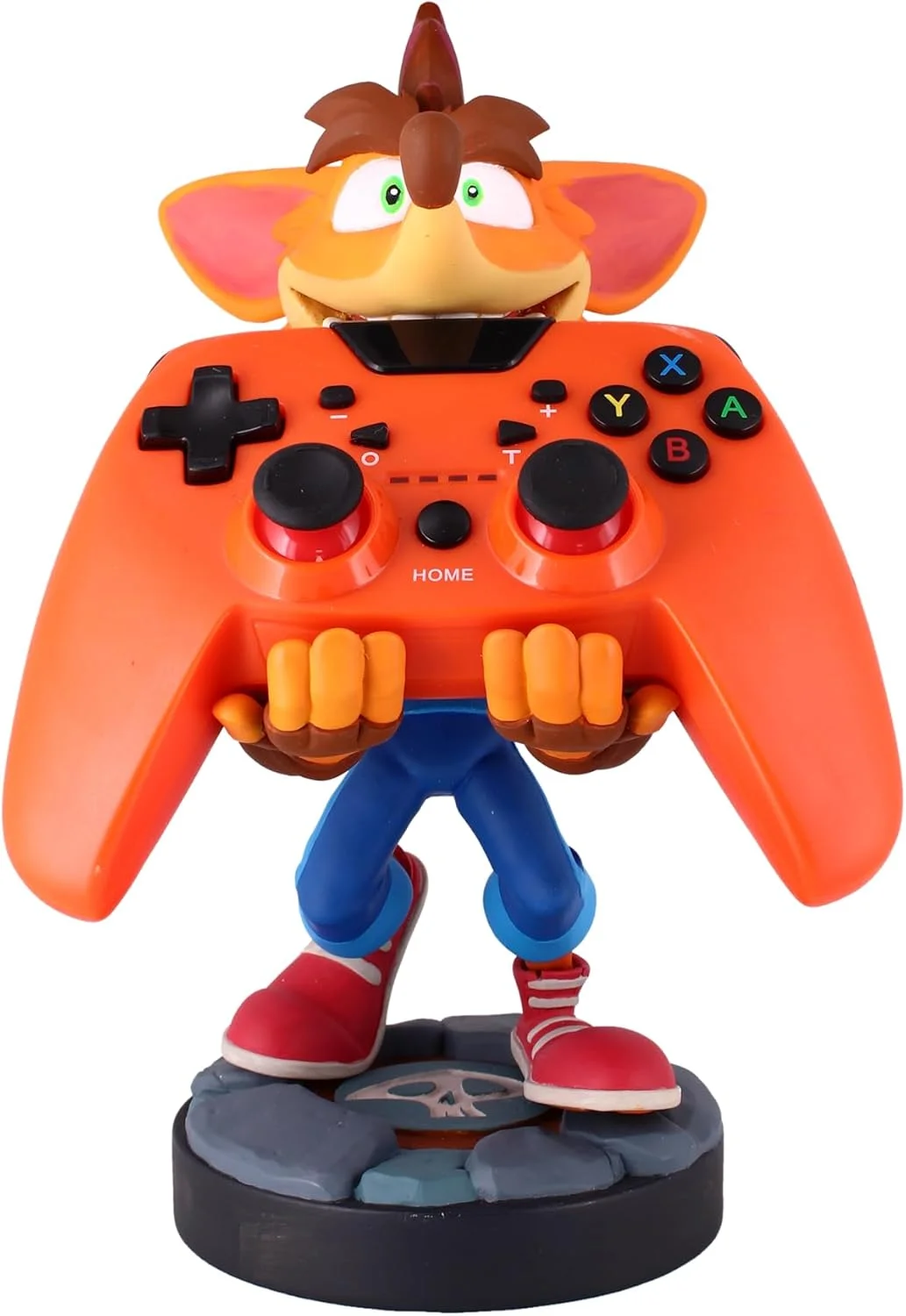 پایه نگهدارنده کنترلر و استند گوشی Cableguys Crash Bandicoot 4 - لوازم جانبی گیمینگ برای چیدمان اتاق و میز، سازگار با Xbox، PlayStation و اکثر کنترلرهای بازی استاندارد