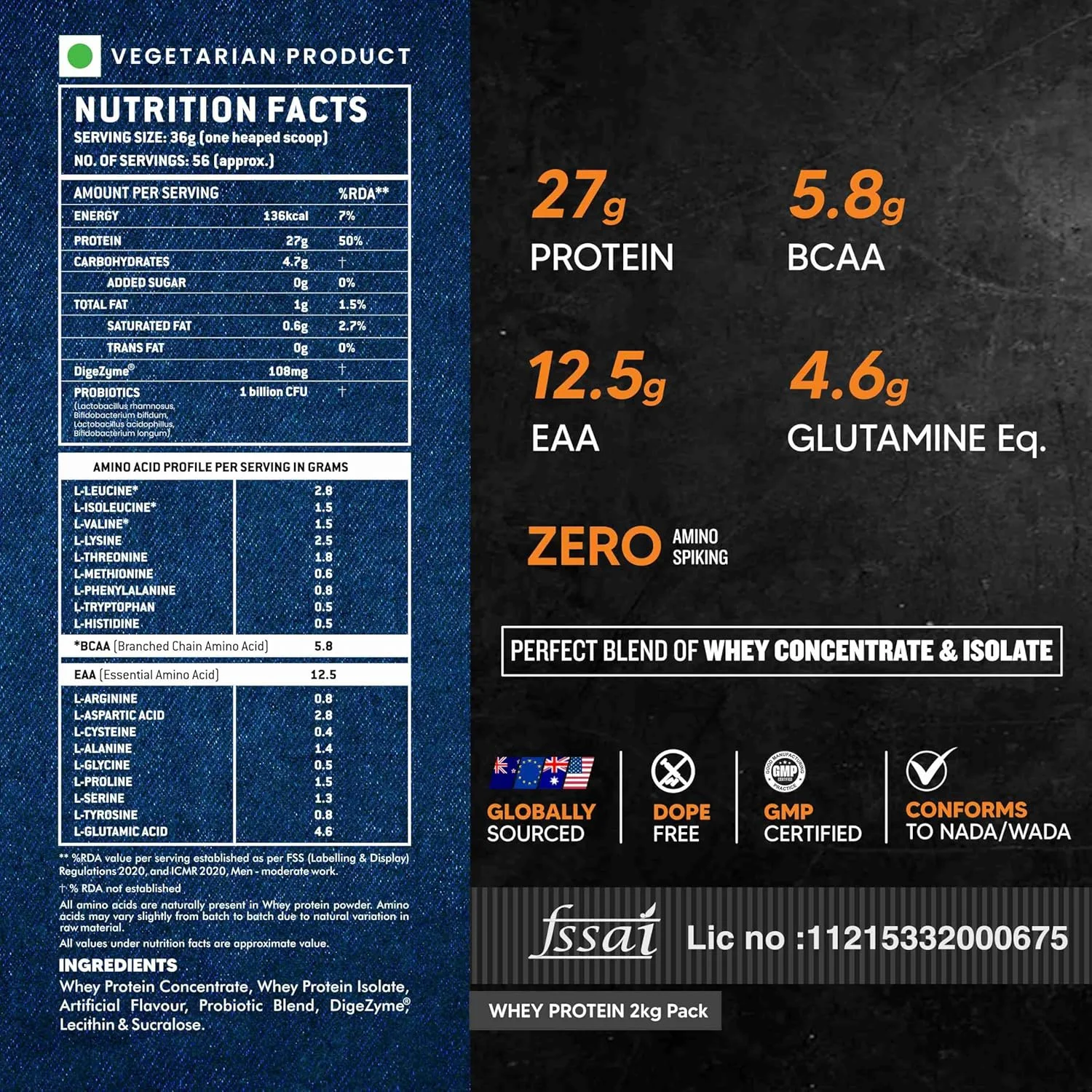 پروتئین وی اتم AS-IT-IS، 2 کیلوگرم | 27 گرم پروتئین | ایزوله و کنسانتره | کوکی و کرم | دارای گواهینامه USA Labdoor | حاوی آنزیم های گوارشی برای جذب بهتر پروتئین وی اتم AS-IT-IS، 2 کیلوگرم | 27 گرم پروتئین | ایزوله و کنسانتره | کوکی و کرم | دارای گواهینامه USA Labdoor | حاوی آنزیم های گوارشی برای جذب بهتر