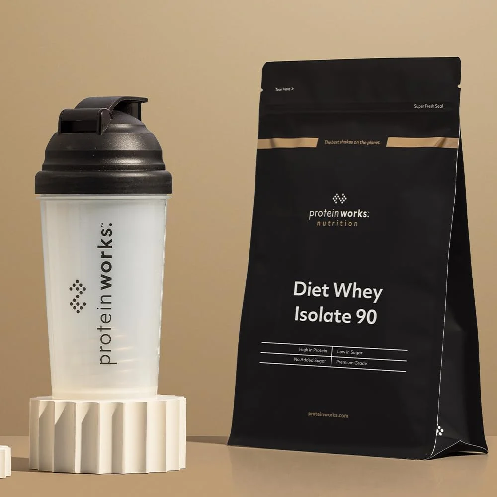 THE PROTEIN WORKS - دایت وی ایزوله 90 | پودر وی ایزوله | شیک کم کالری | 20 سروینگ | ابریشم شکلاتی | 500 گرم THE PROTEIN WORKS - دایت وی ایزوله 90 | پودر وی ایزوله | شیک کم کالری | 20 سروینگ | ابریشم شکلاتی | 500 گرم
