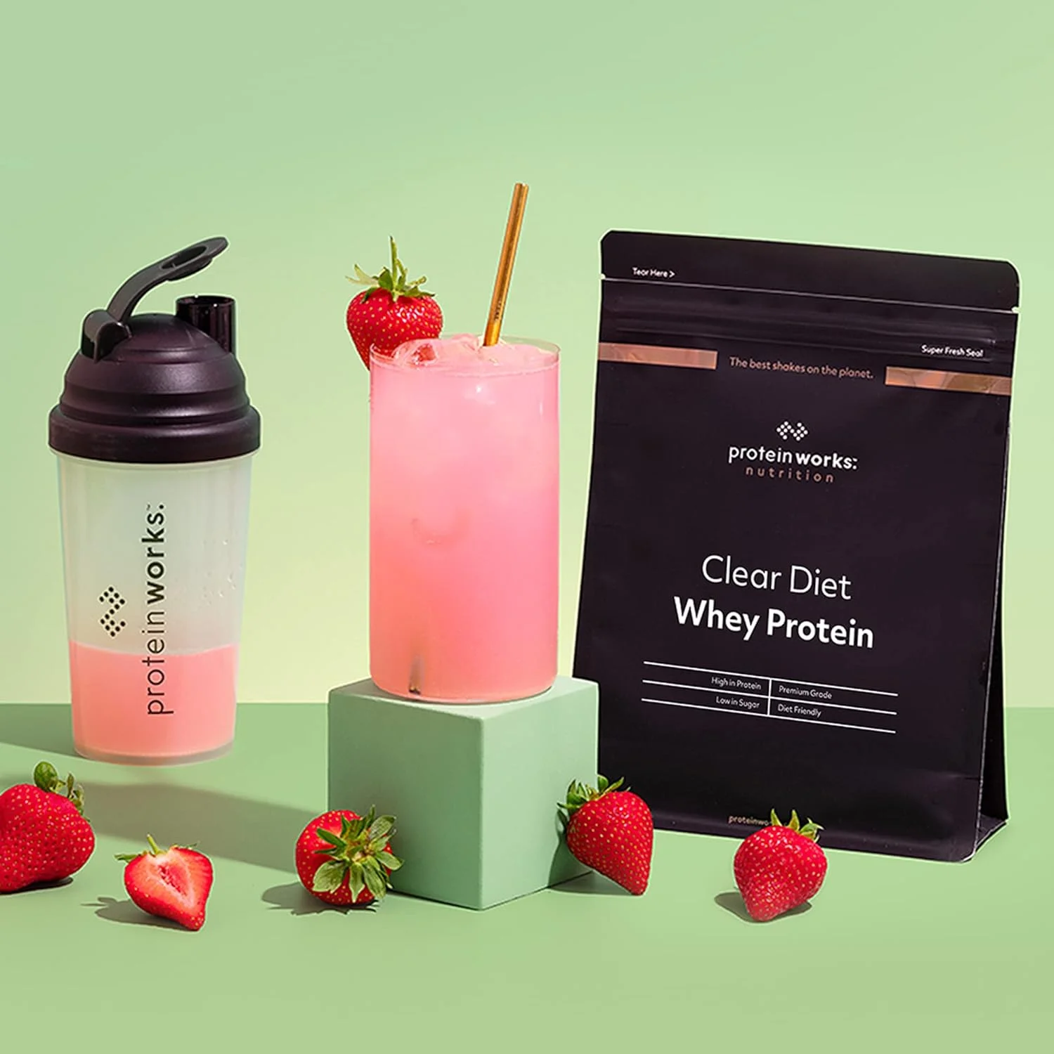 پروتئین وی ایزوله رژیمی شفاف Protein Works | شیک پروتئینی با طراوت و پروتئین بالا | بدون شکر و چربی | 82 کالری در هر شیک | 20 سروینگ | پرتقال و انبه | 500 گرم پروتئین وی ایزوله رژیمی شفاف Protein Works | شیک پروتئینی با طراوت و پروتئین بالا | بدون شکر و چربی | 82 کالری در هر شیک | 20 سروینگ | پرتقال و انبه | 500 گرم