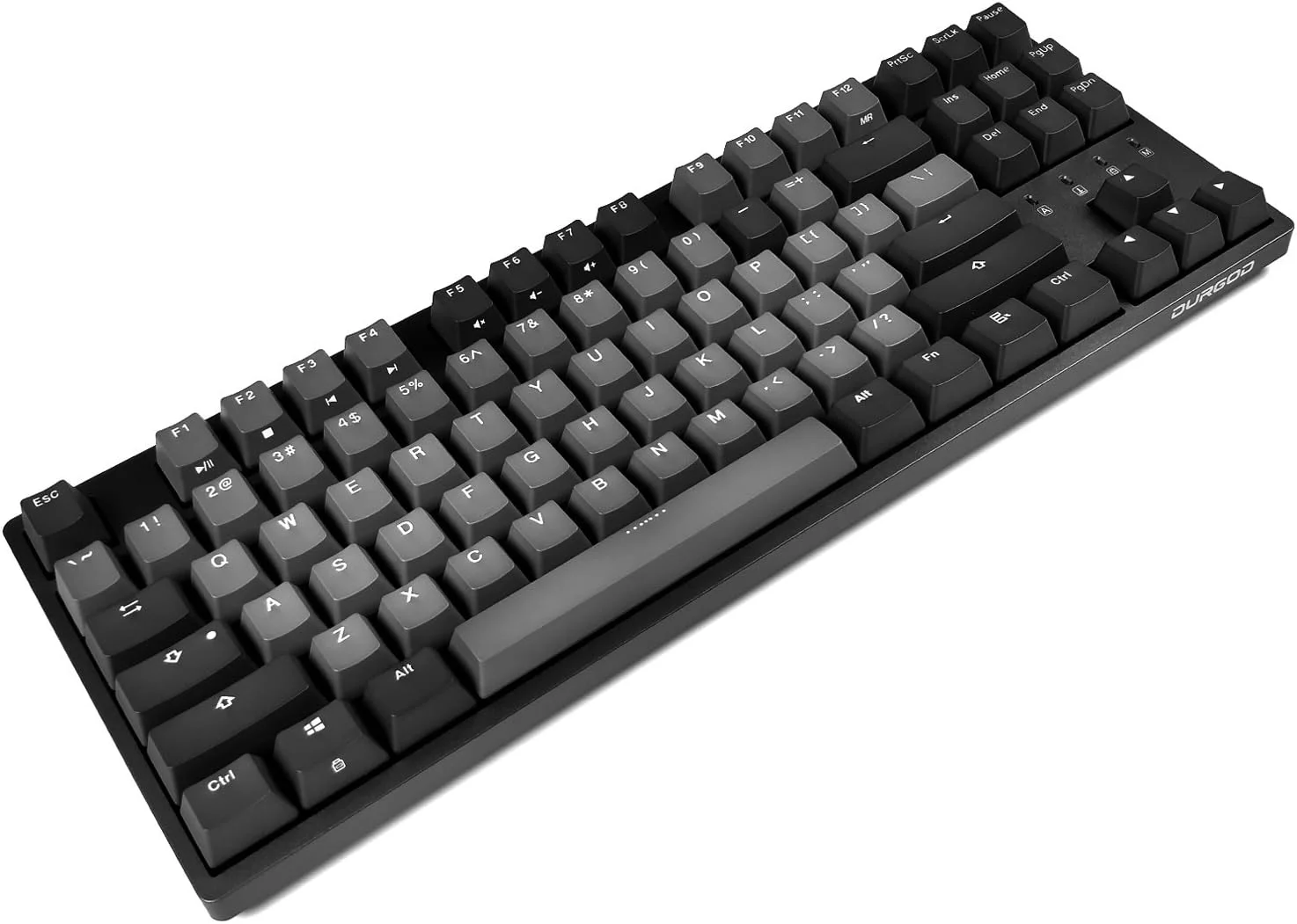 کیبورد گیمینگ مکانیکی Durgod Taurus K320 TKL - 87 کلید - PBT دابل شات - NKRO - USB Type C (Cherry Brown, Space Grey)