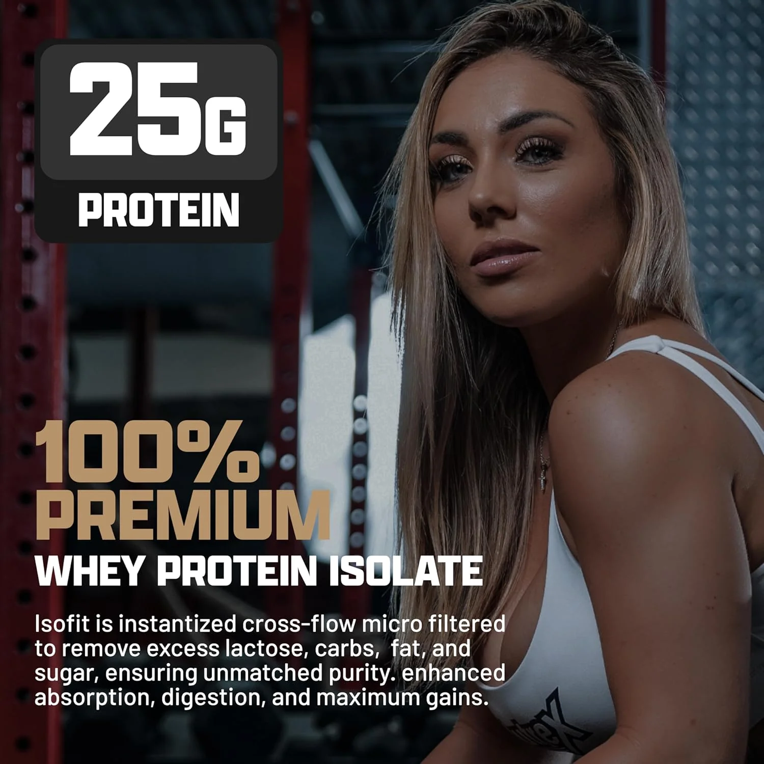 ناترکس ریسرچ IsoFit | پودر پروتئین وی ایزوله فوری 100% | ریکاوری عضلات، بدون لاکتوز، بدون گلوتن، 70 سروینگ | 2317 گرم شیک شکلاتی