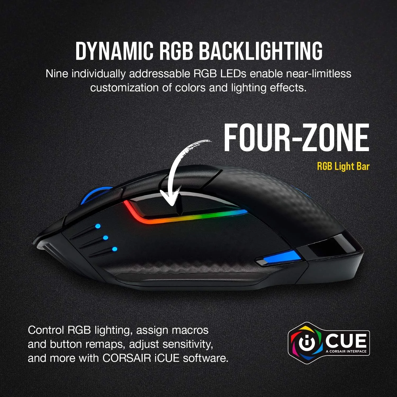 موس گیمینگ بی سیم FPS/MOBA کرسیر Dark Core RGB Pro SE