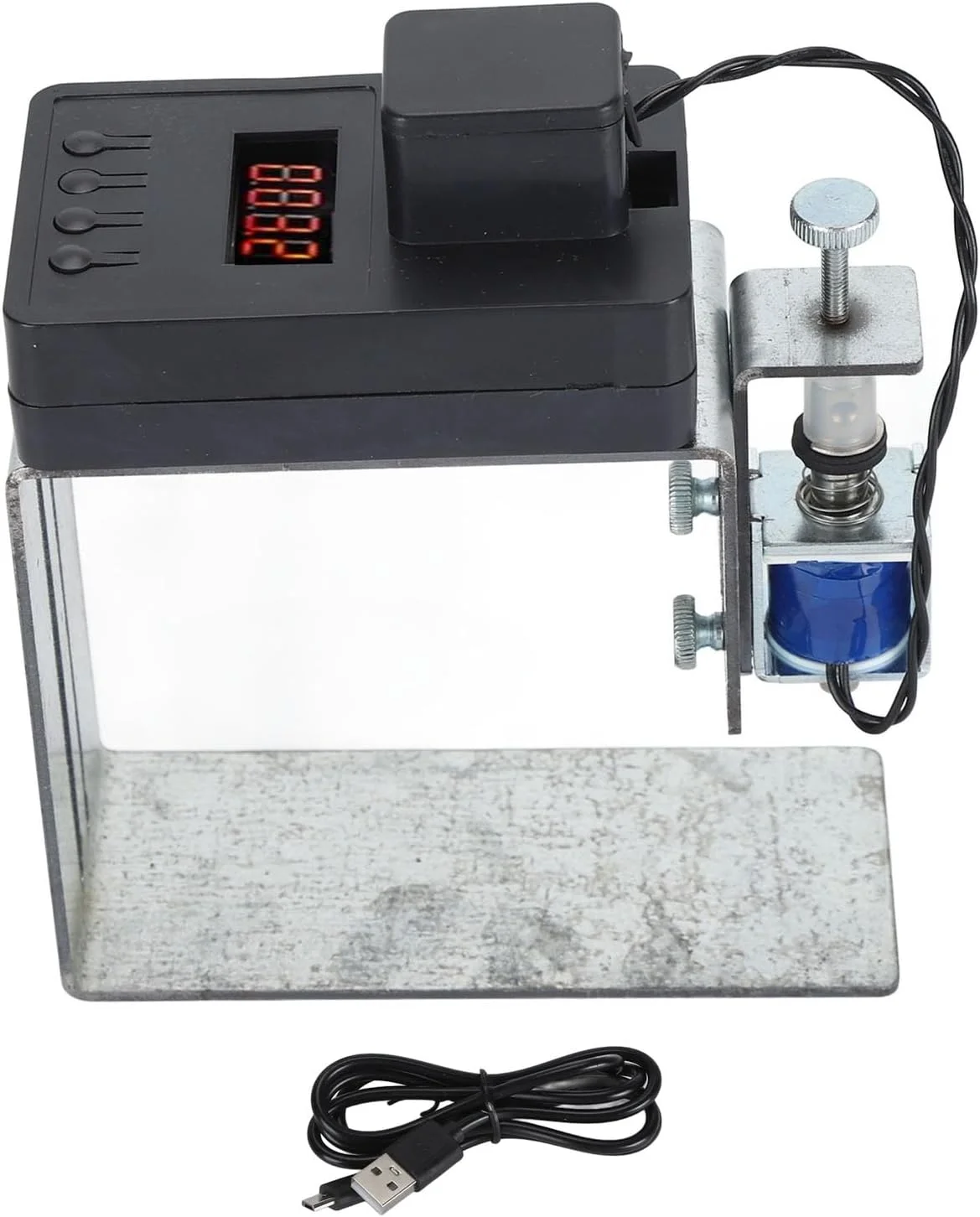 کلیکر خودکار کیبورد Jiawu، ابزار کلیک خودکار ماوس فیزیکی با ارتفاع قابل تنظیم برای کامپیوترهای گیمینگ، کلیک تصادفی فیزیکی خودکار برای کمک به بازی، تنظیم آسان