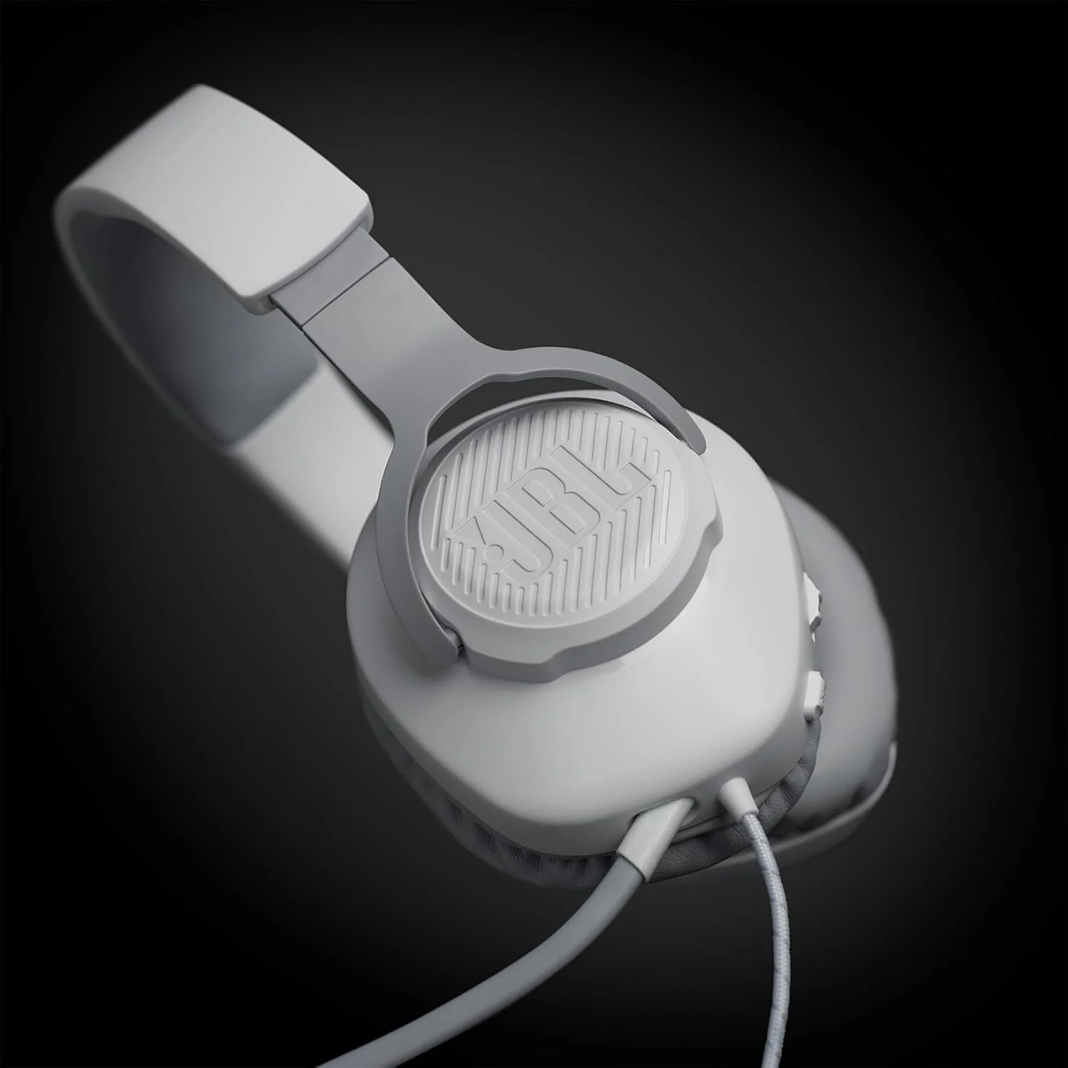 هدست گیمینگ سیمی دور گوشی JBL Quantum 100 با میکروفون بوم متحرک با تمرکز بر صدا، امضای QuantumSOUND، هدبند سبک وزن، بالشتک گوشی مموری فوم، سازگار با کامپیوتر و کنسول های بازی - سفید هدست گیمینگ سیمی دور گوشی JBL Quantum 100 با میکروفون بوم متحرک با تمرکز بر صدا، امضای QuantumSOUND، هدبند سبک وزن، بالشتک گوشی مموری فوم، سازگار با کامپیوتر و کنسول های بازی - سفید