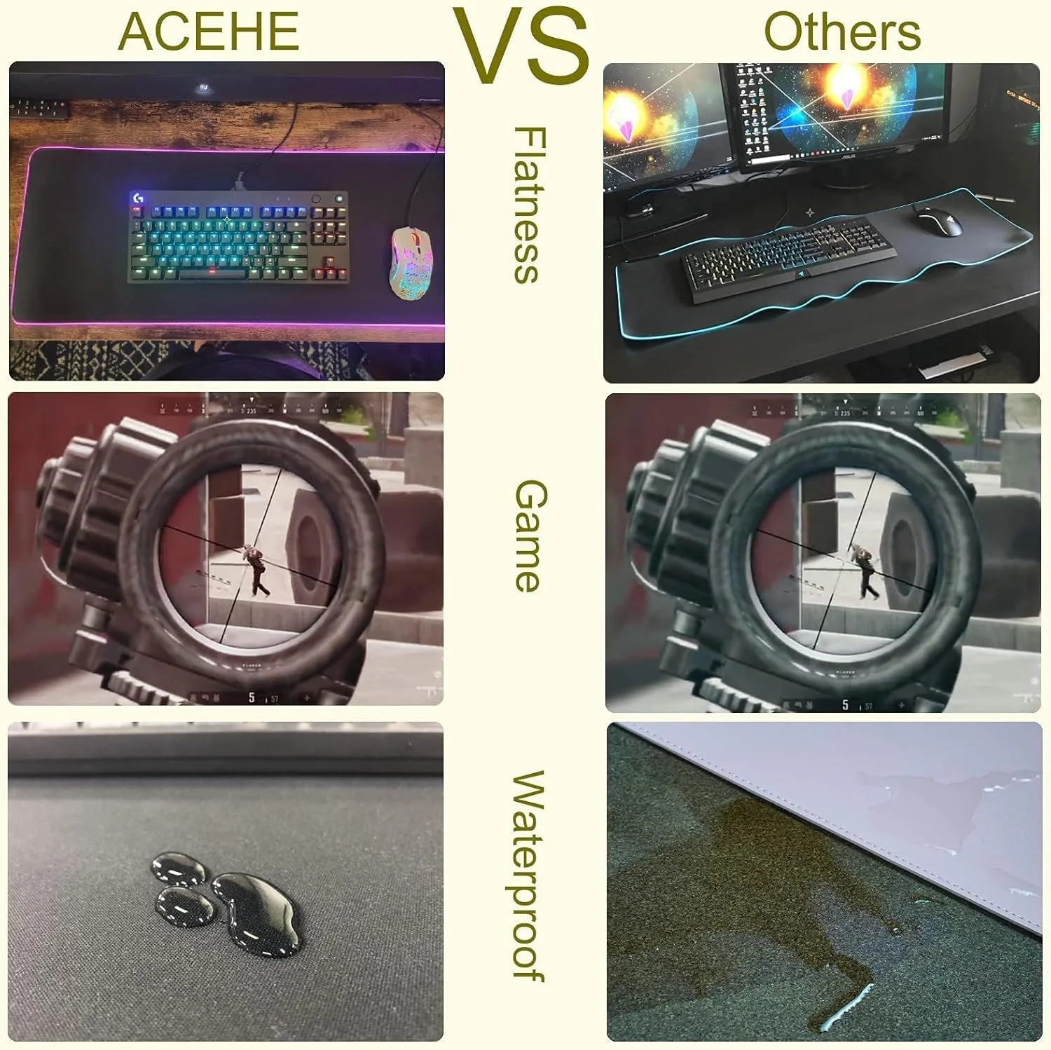 ماوس پد گیمینگ RGB کاست ویو - تجربه بازی خود را متحول کنید، 12 حالت نورپردازی، 2 سطح روشنایی، سطح ضد لغزش و ضد آب، ماوس پد بزرگ و گسترده (80x30 سانتی متر) ماوس پد گیمینگ RGB کاست ویو - تجربه بازی خود را متحول کنید، 12 حالت نورپردازی، 2 سطح روشنایی، سطح ضد لغزش و ضد آب، ماوس پد بزرگ و گسترده (80x30 سانتی متر)