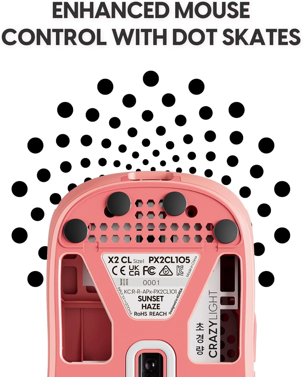 موس گیمینگ بی سیم فوق سبک Pulsar Gaming Gears X2 Crazylight سایز مینی - وزن فوق العاده سبک 35 گرم، شکل متقارن، 32K DPI، سوییچ اپتیکال، دانگل 8K شامل، Sunset Haze موس گیمینگ بی سیم فوق سبک Pulsar Gaming Gears X2 Crazylight سایز مینی - وزن فوق العاده سبک 35 گرم، شکل متقارن، 32K DPI، سوییچ اپتیکال، دانگل 8K شامل، Sunset Haze