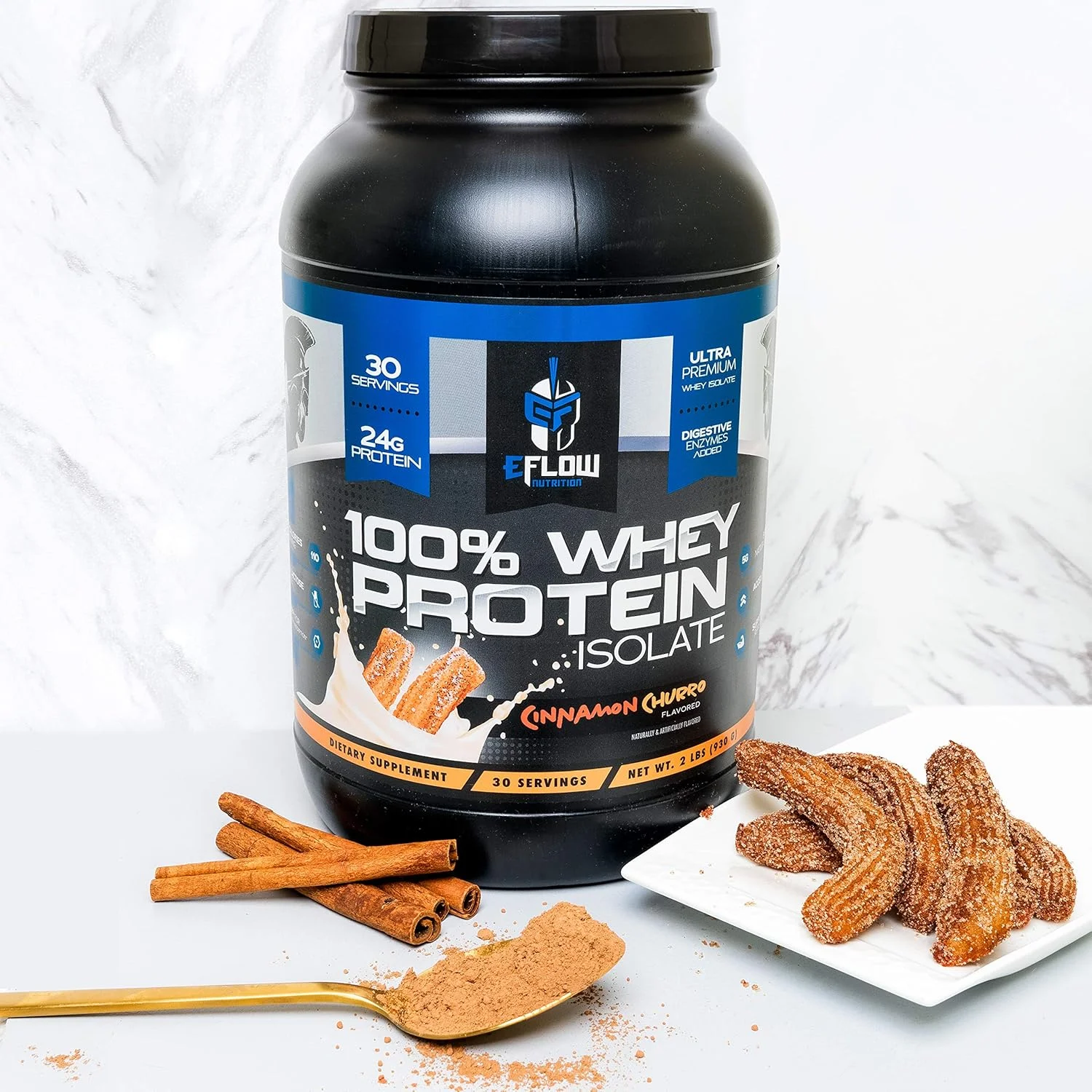 پروتئین وی ایزوله ۱۰۰٪ ای فلو نوتریشن - فاقد لاکتوز، حاوی آنزیم های گوارشی، کم کربوهیدرات، شیک بعد از تمرین، هضم سریع برای ریکاوری بهینه عضلات - چورو دارچینی (۲۶ سروینگ) پروتئین وی ایزوله ۱۰۰٪ ای فلو نوتریشن - فاقد لاکتوز، حاوی آنزیم های گوارشی، کم کربوهیدرات، شیک بعد از تمرین، هضم سریع برای ریکاوری بهینه عضلات - چورو دارچینی (۲۶ سروینگ)