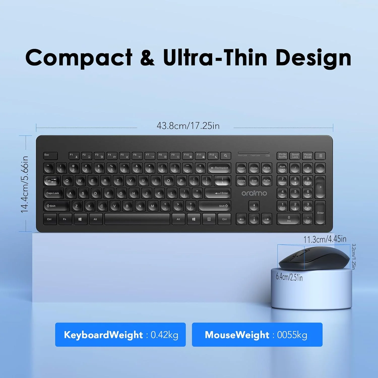 ست کیبورد و ماوس بیسیم USB اورایمو نانو، 12 کلید عملکردی، بیسیم 2.4 گیگاهرتز، 1000DPI، طراحی مقاوم در برابر ریختن مایعات، PC/Mac، مشکی/سبز فسفری ست کیبورد و ماوس بیسیم USB اورایمو نانو، 12 کلید عملکردی، بیسیم 2.4 گیگاهرتز، 1000DPI، طراحی مقاوم در برابر ریختن مایعات، PC/Mac، مشکی/سبز فسفری
