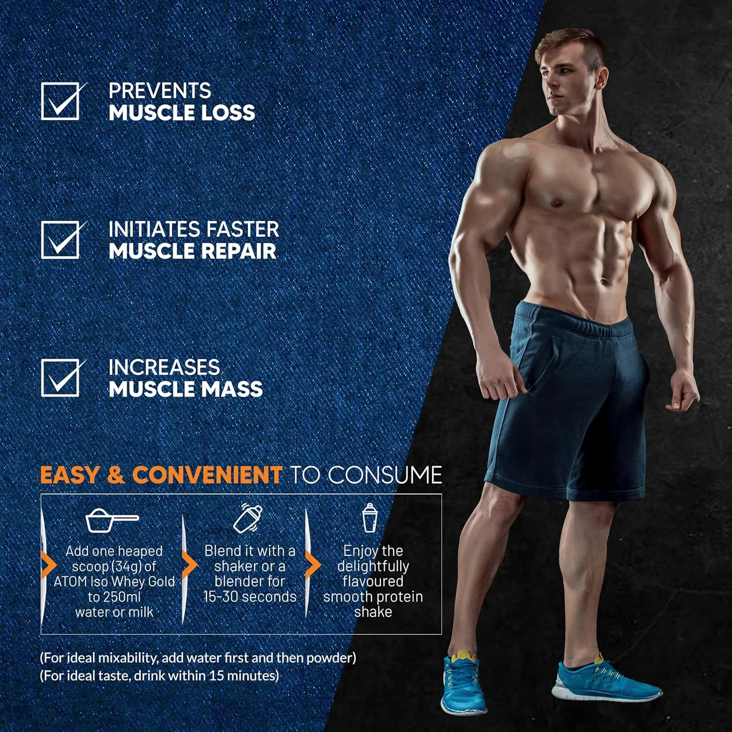 پروتئین وی ایزوله گلد ATOM Asitis Nutrition 1 کیلوگرم | 28 گرم پروتئین | 100% پروتئین وی ایزوله | جلوگیری از تحلیل عضلات | ریکاوری سریعتر عضلات پروتئین وی ایزوله گلد ATOM Asitis Nutrition 1 کیلوگرم | 28 گرم پروتئین | 100% پروتئین وی ایزوله | جلوگیری از تحلیل عضلات | ریکاوری سریعتر عضلات