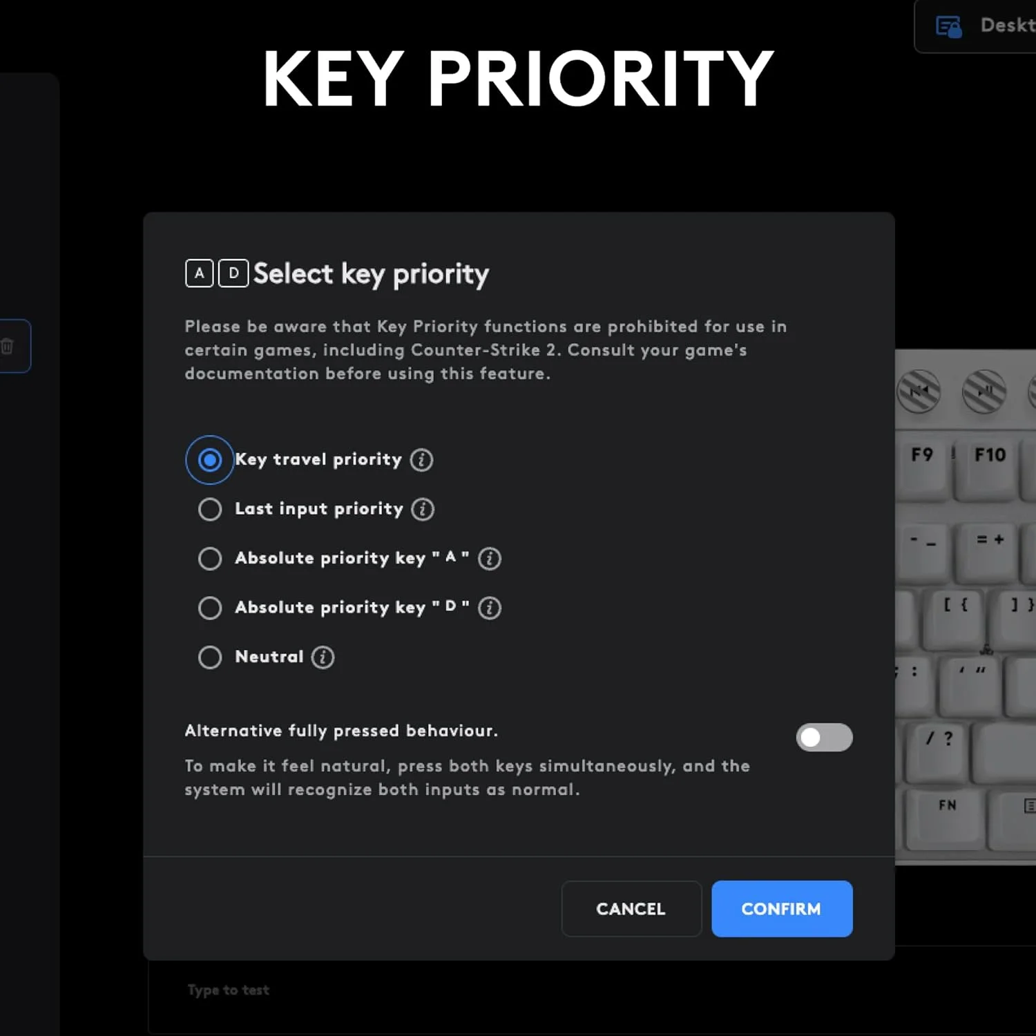 کیبورد گیمینگ سیم دار Logitech G PRO X TKL RAPID Tenkeyless با سوییچ های آنالوگ مغناطیسی، حالت Rapid Trigger، عملکرد قابل تنظیم و نورپردازی RGB قابل تنظیم - مشکی