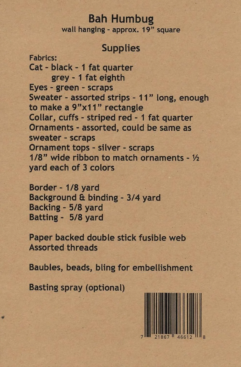 طرح Bah Humbug از Trouble & Boo Designs طرح Bah Humbug از Trouble & Boo Designs