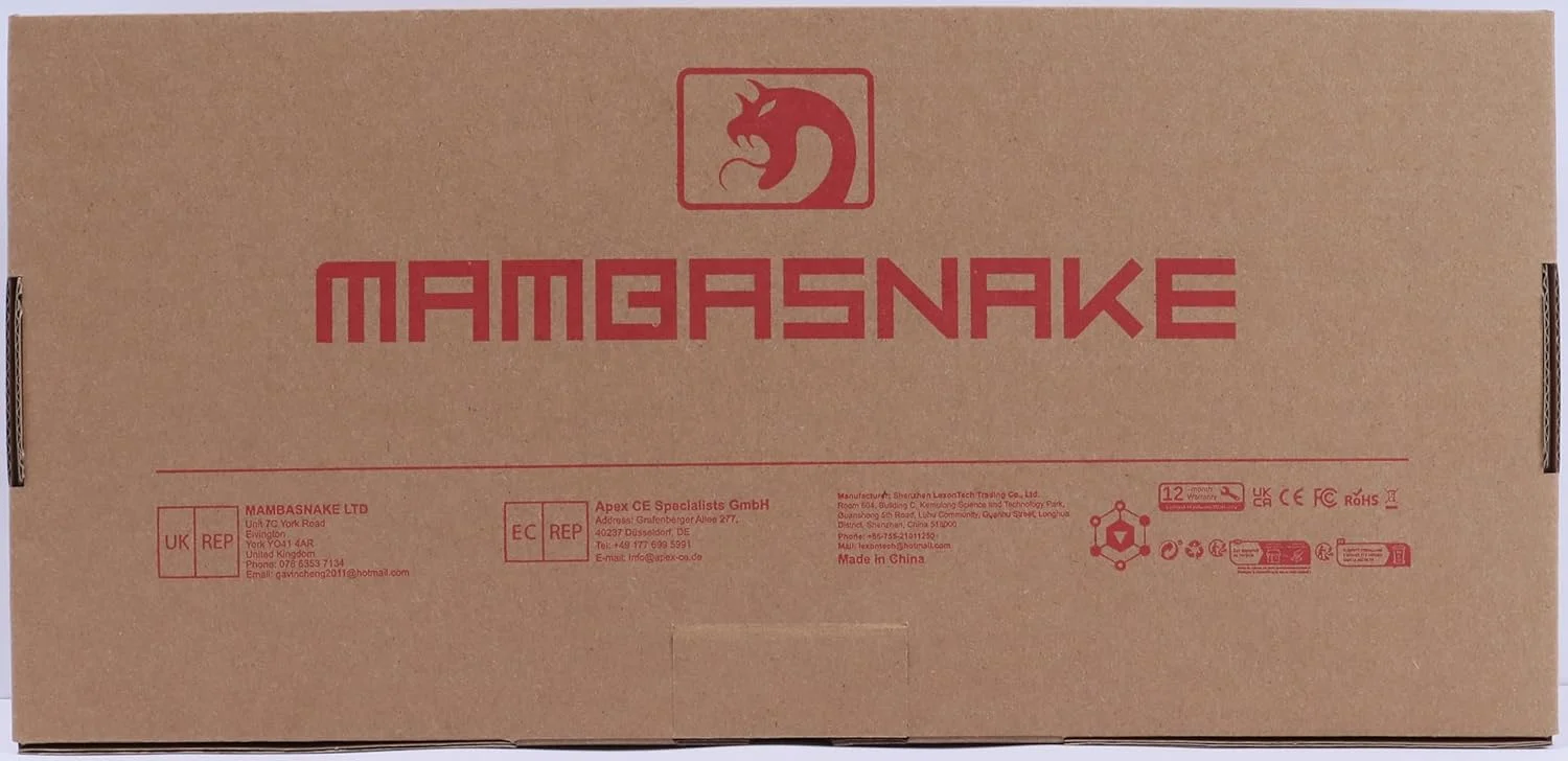 MAMBASNAKE x Attack Shark X60HE کیبورد گیمینگ بیسیم با قابلیت Rapid Trigger و ماوس گیمینگ X11 با کابل مارپیچ 8K، کیبورد RGB QWERTY با سوئیچ مغناطیسی RT 0.01 میلیمتری، حسگر ماوس PAW3311 22K DPI - قرمز MAMBASNAKE x Attack Shark X60HE کیبورد گیمینگ بیسیم با قابلیت Rapid Trigger و ماوس گیمینگ X11 با کابل مارپیچ 8K، کیبورد RGB QWERTY با سوئیچ مغناطیسی RT 0.01 میلیمتری، حسگر ماوس PAW3311 22K DPI - قرمز