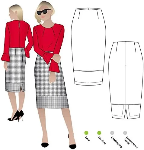 الگوی خیاطی استایل آرک (سایز 18-30) - دامن بافته شده آگاتا (سایز 18-30) - برای سایر موارد کلیک کنید