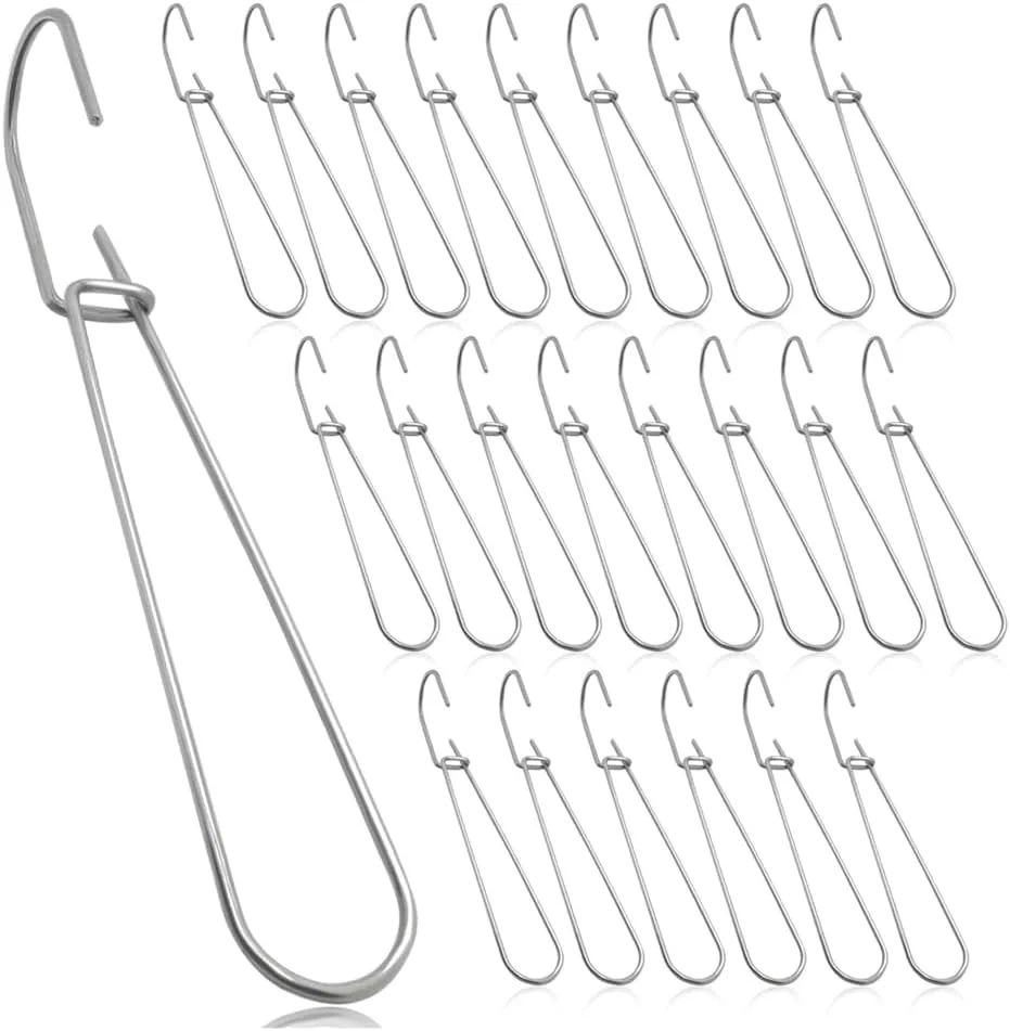 سوزن های طرح دار فلزی سودوکو 24 عددی 7.3 اینچی، آویز آویز برای ساخت الگوهای خیاطی، نقره ای