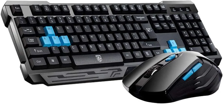 ست کیبورد مکانیکی گیمینگ ارگونومیک بی سیم USB خنک کننده KOKOPO به همراه ماوس