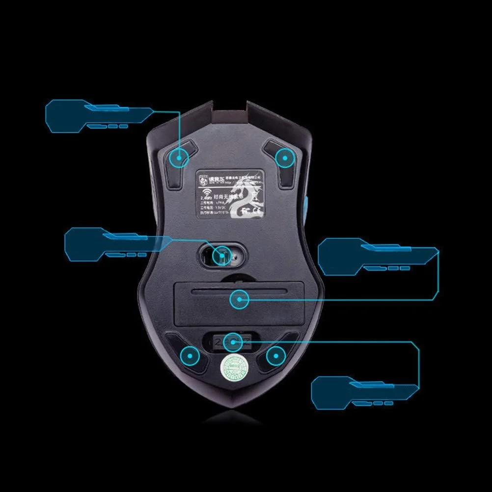 ست کیبورد مکانیکی گیمینگ ارگونومیک بی سیم USB خنک کننده KOKOPO به همراه ماوس