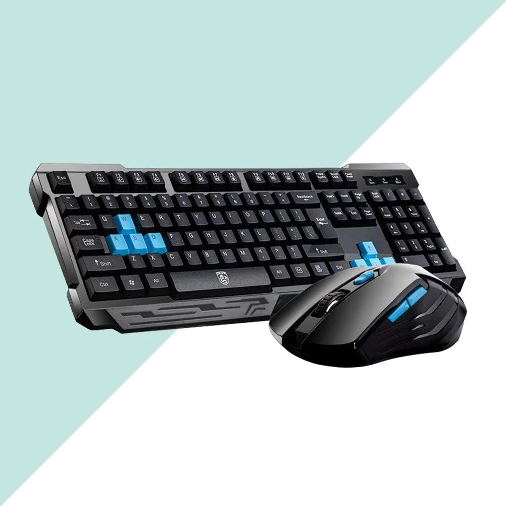 ست کیبورد مکانیکی گیمینگ ارگونومیک بی سیم USB خنک کننده KOKOPO به همراه ماوس