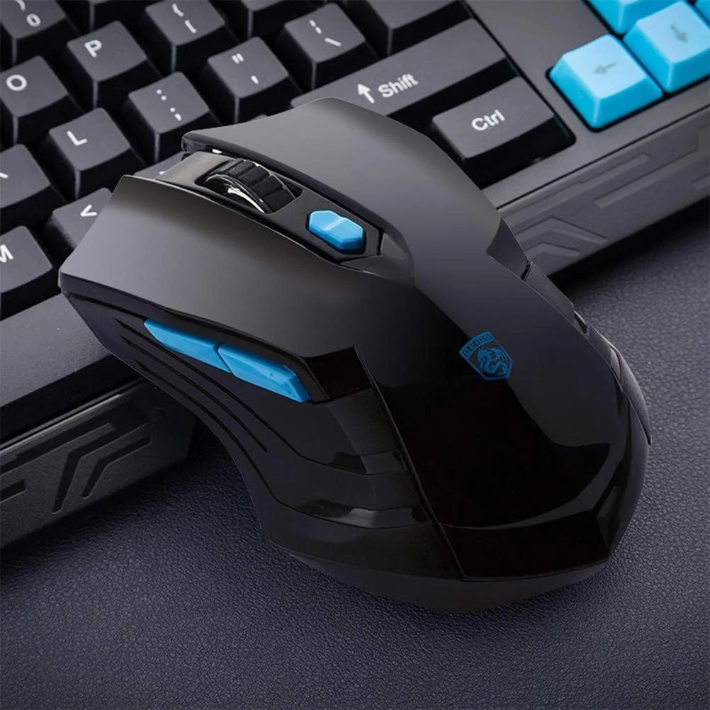 ست کیبورد مکانیکی گیمینگ ارگونومیک بی سیم USB خنک کننده KOKOPO به همراه ماوس