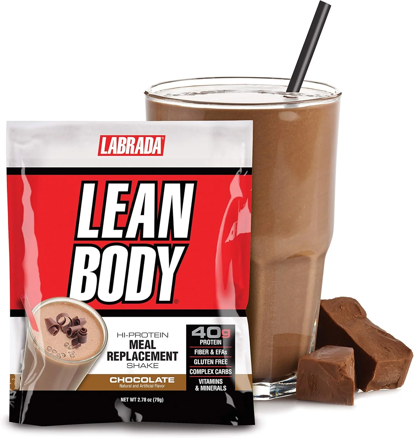 لابرادا نوتریشن Lean Body HI- Protein Meal Replacement Shake (شکلاتی، بسته 20 عددی، 79 گرم در هر عدد) 40 گرم پروتئین، فیبر و EFAs، بسته های آسان برای استفاده، بدون گلوتن و 22 ویتامین و مواد معدنی لابرادا نوتریشن Lean Body HI- Protein Meal Replacement Shake (شکلاتی، بسته 20 عددی، 79 گرم در هر عدد) 40 گرم پروتئین، فیبر و EFAs، بسته های آسان برای استفاده، بدون گلوتن و 22 ویتامین و مواد معدنی